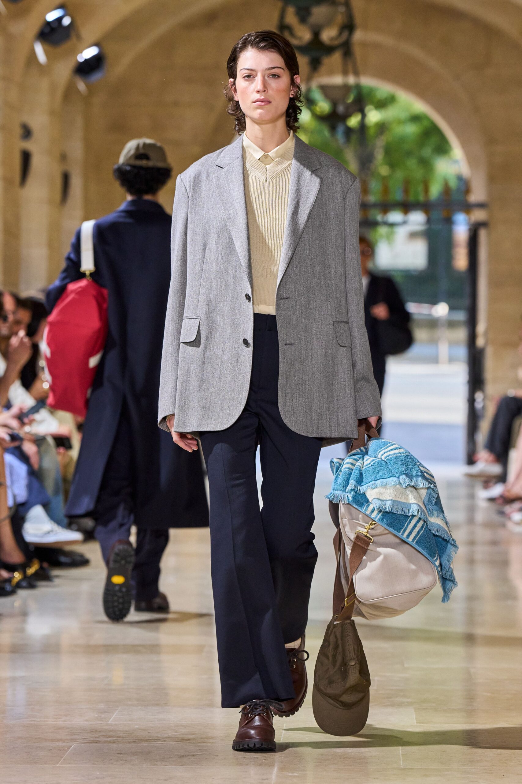 beige cotton bag