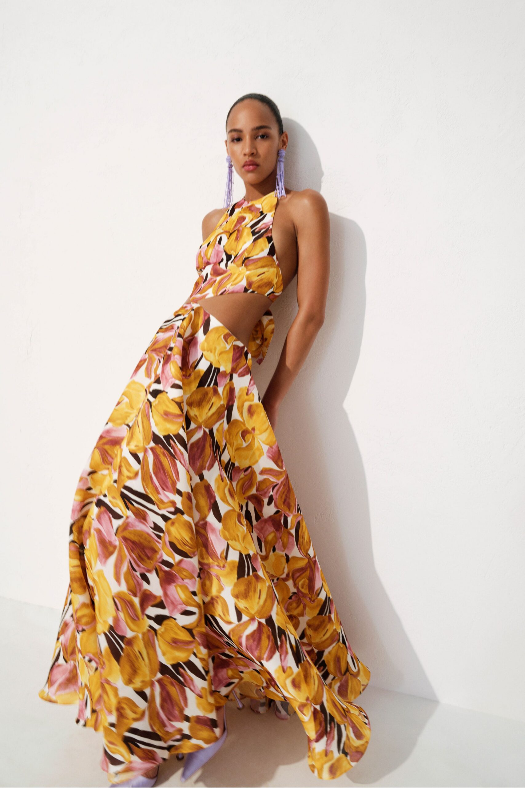 floral maxi gown