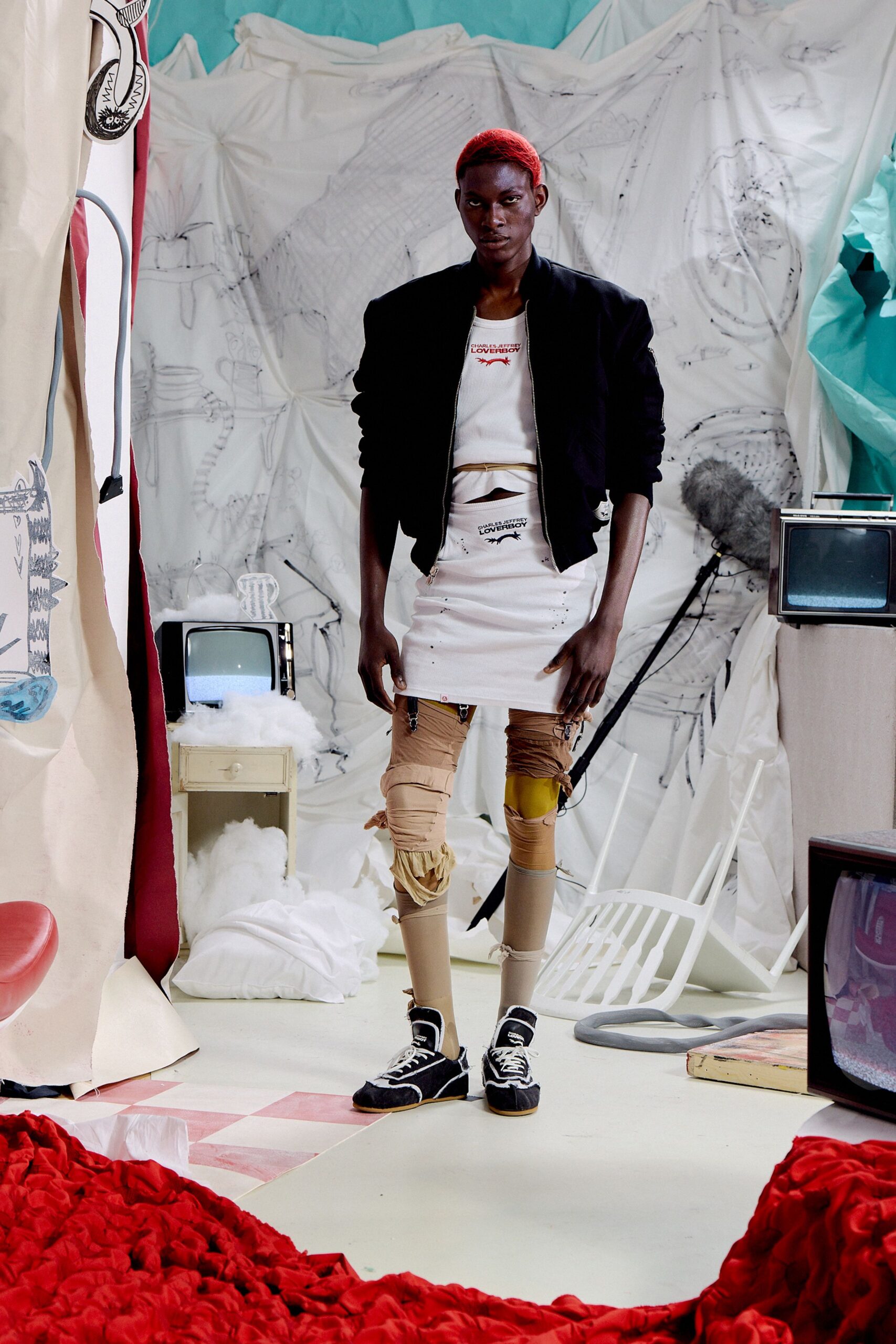 Charles Jeffrey Loverboy Spring 2027 Menswear Look 8