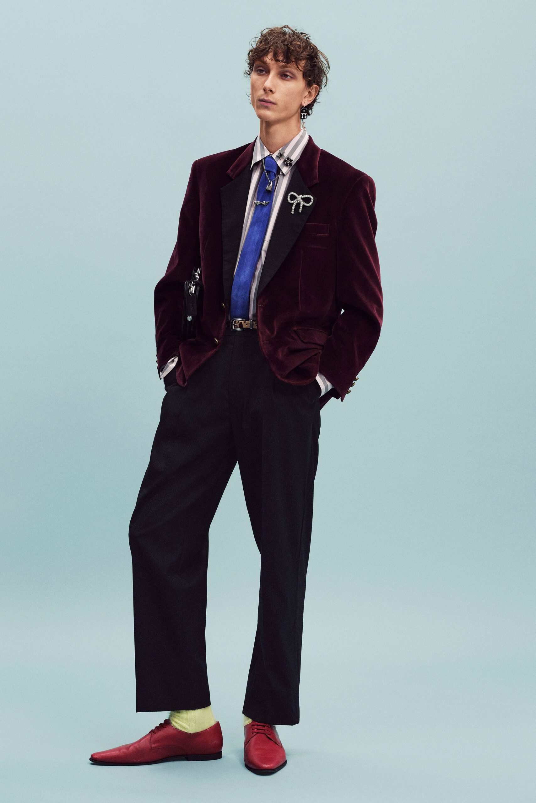 white cotton long-sleeve collared fitted shirt