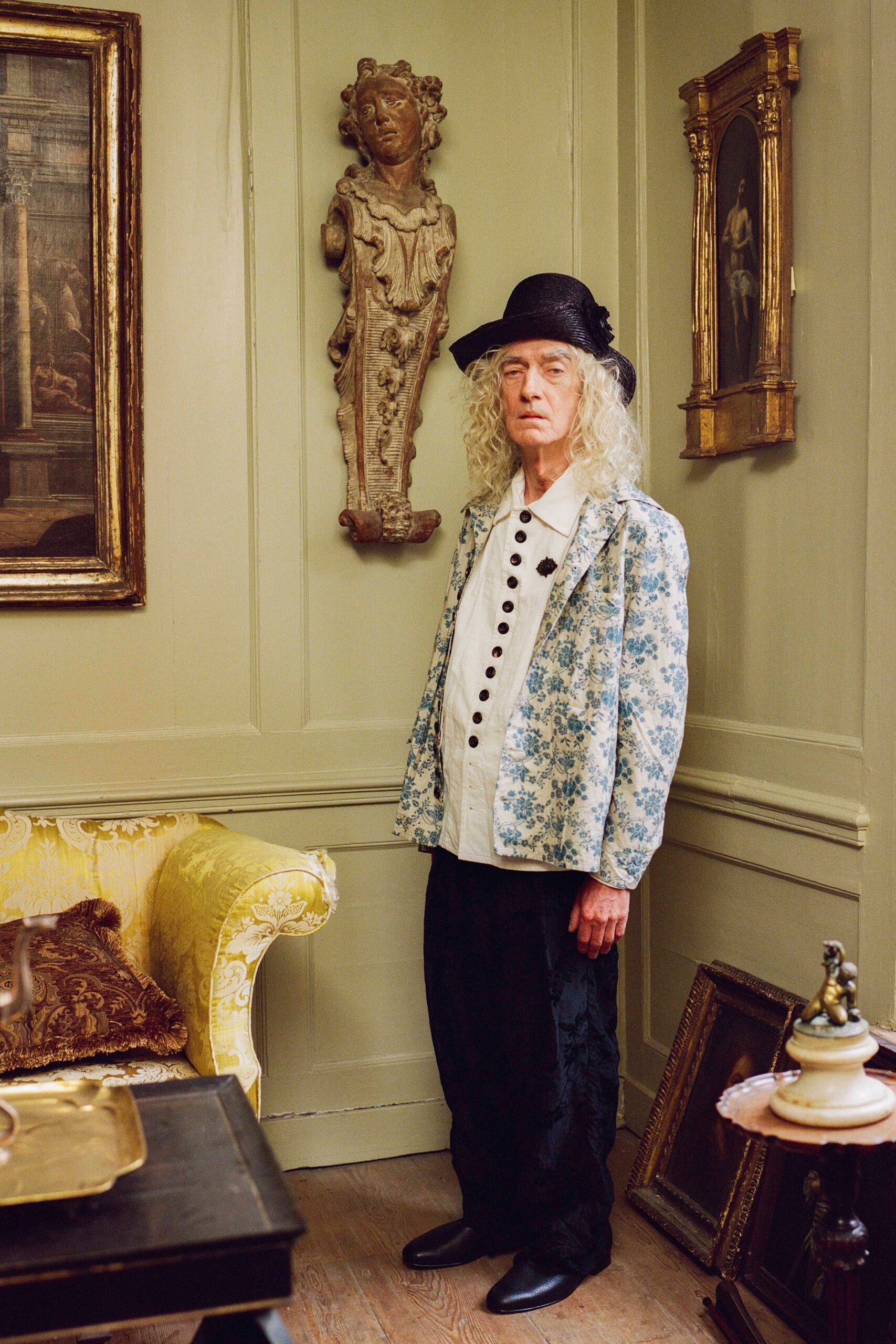 floral jacket with black pants