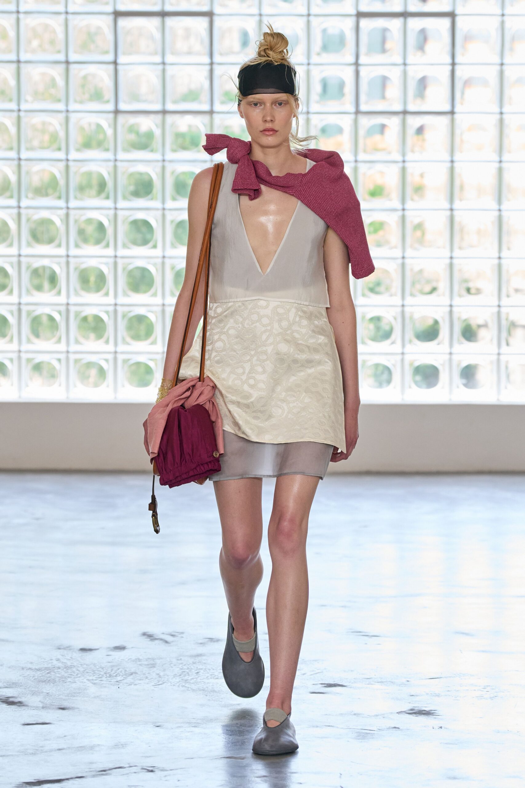 white silk sleeveless v-neck fitted pleated mini dress