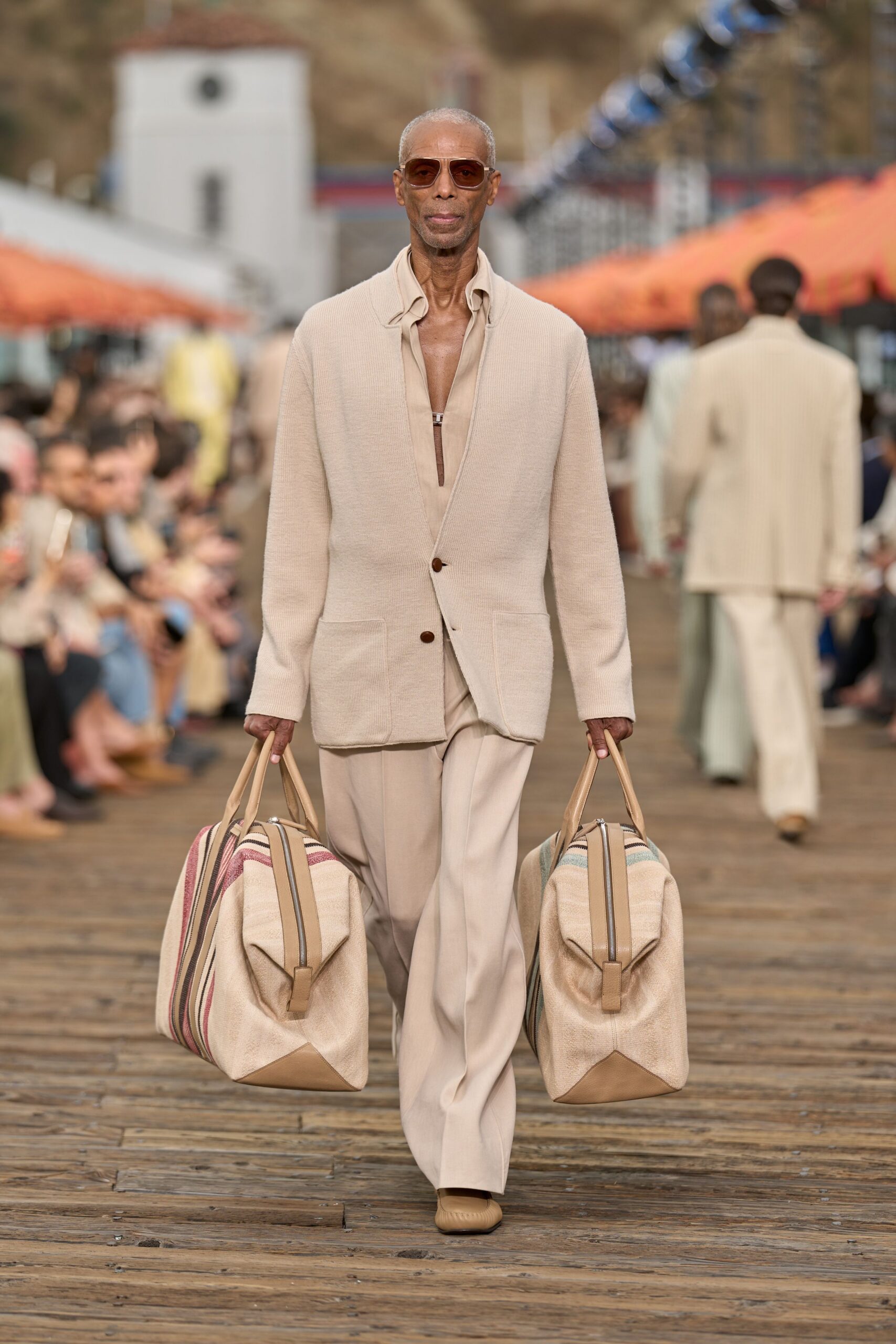 beige leather shoes
