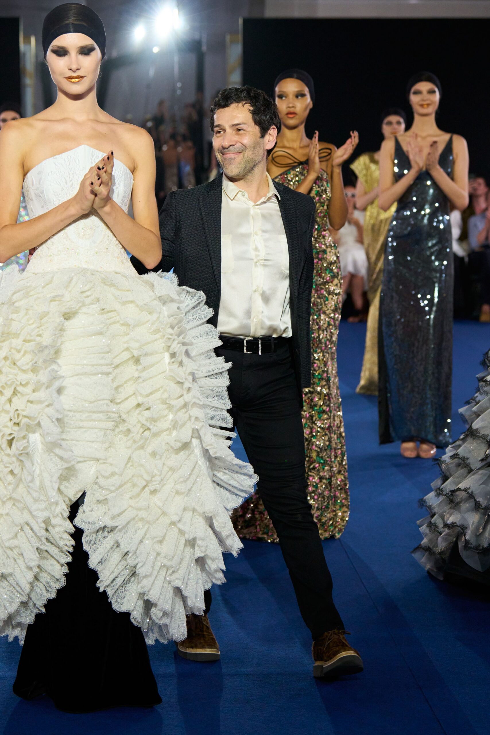 elegant fashion runway gowns