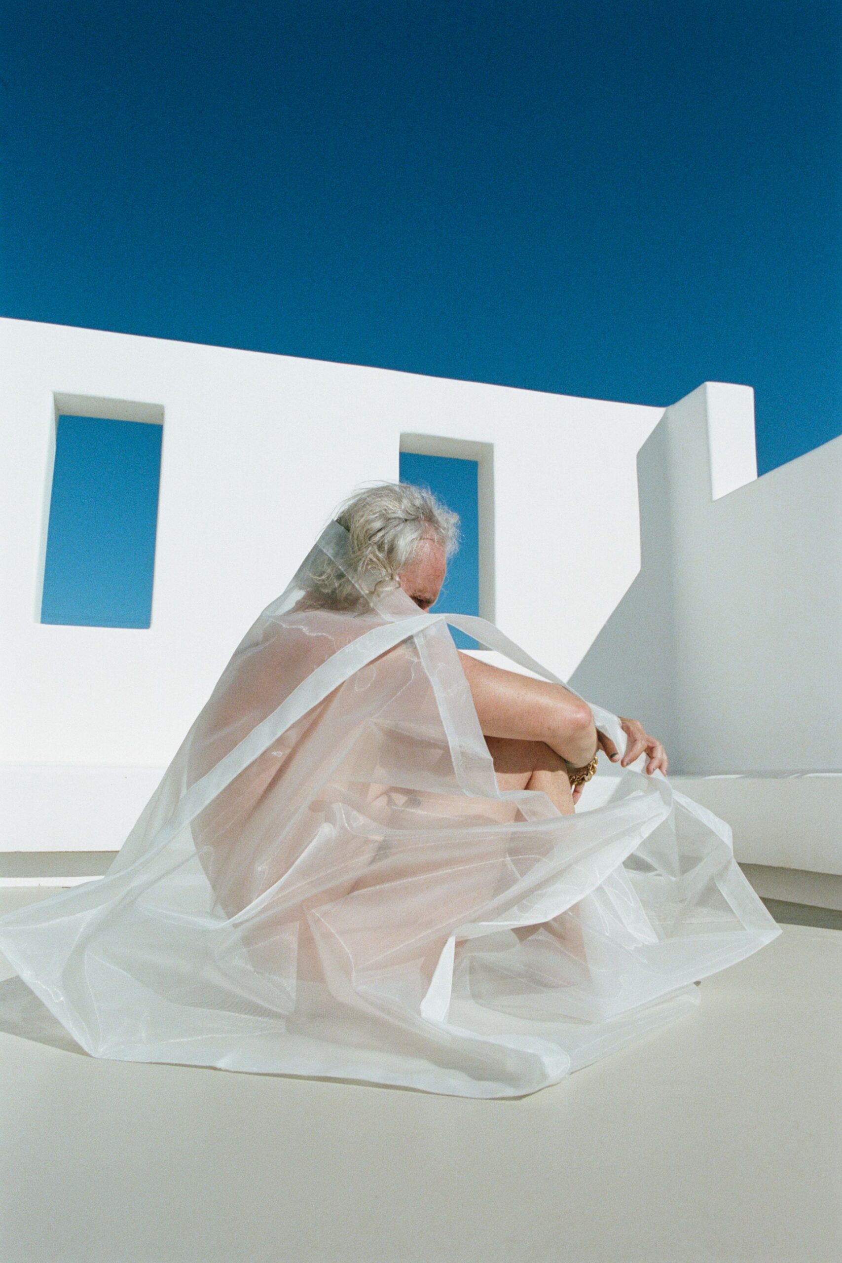 clear vinyl relaxed cape