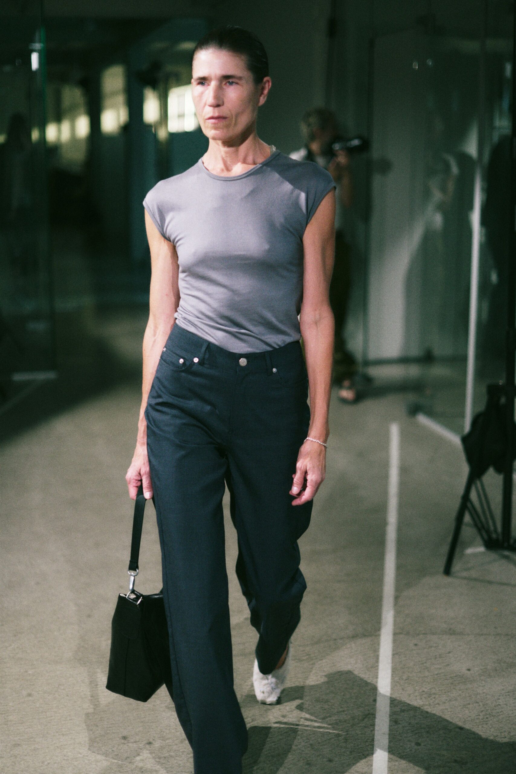 black cotton bag