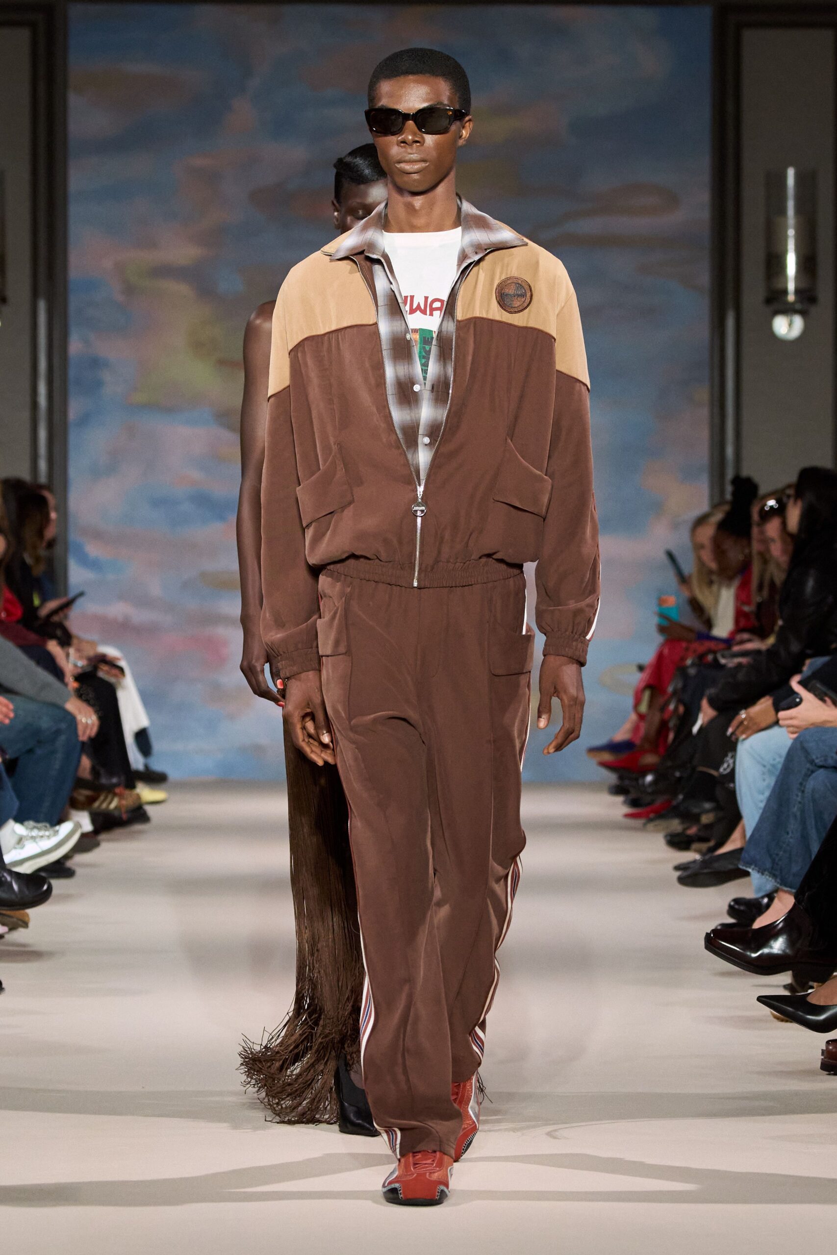 color-block track jacket