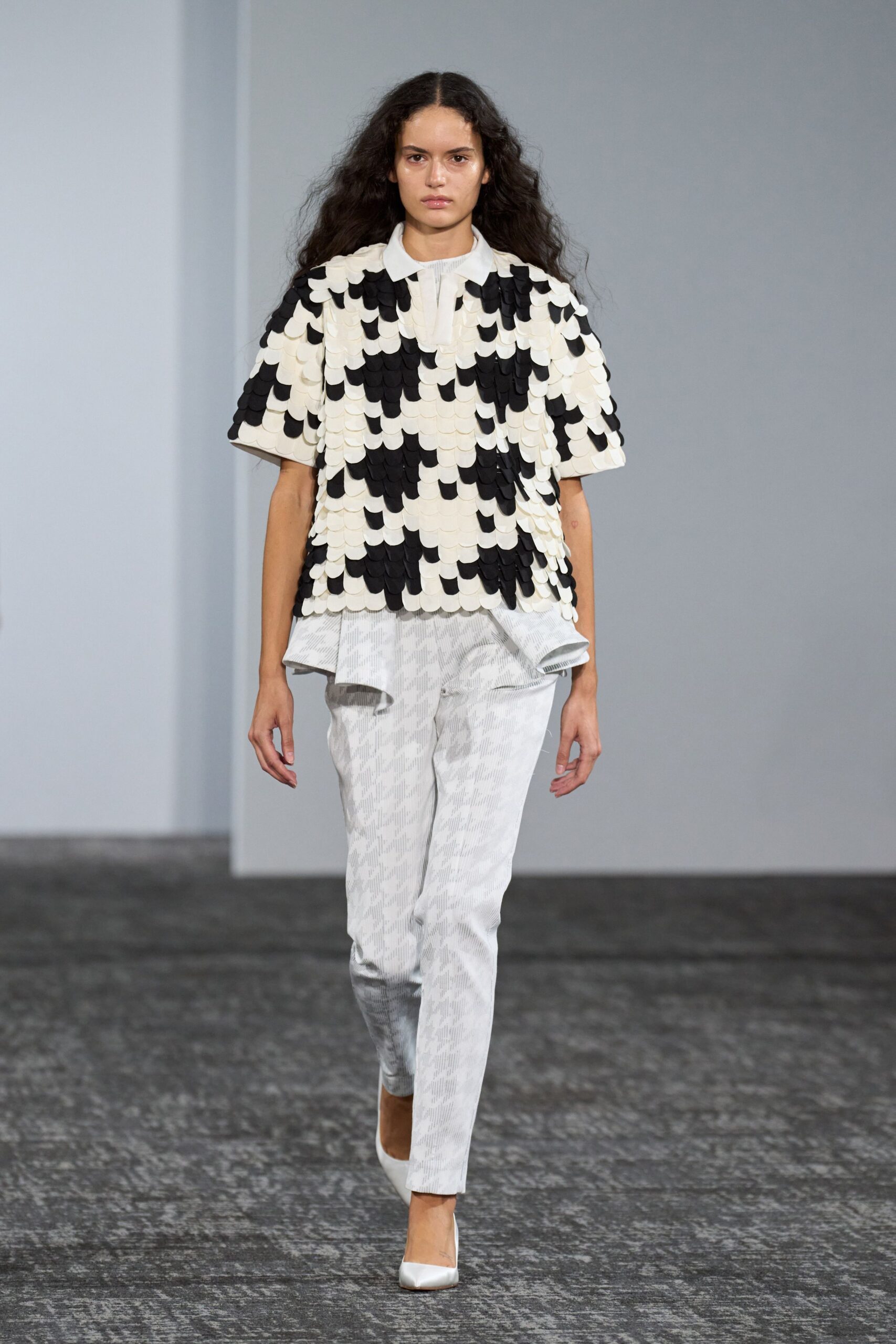 white unknown collared shirt