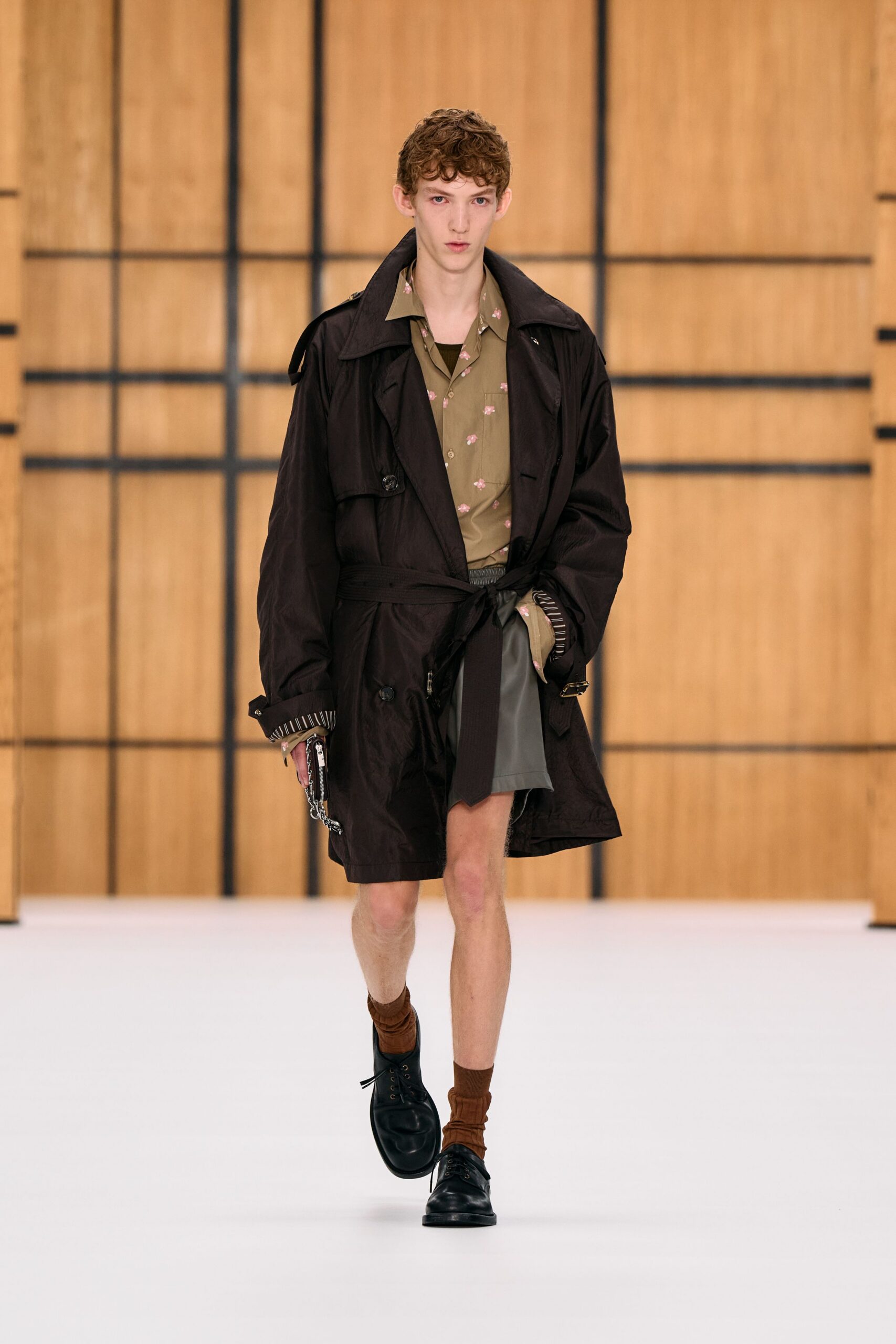 black belted trench coat