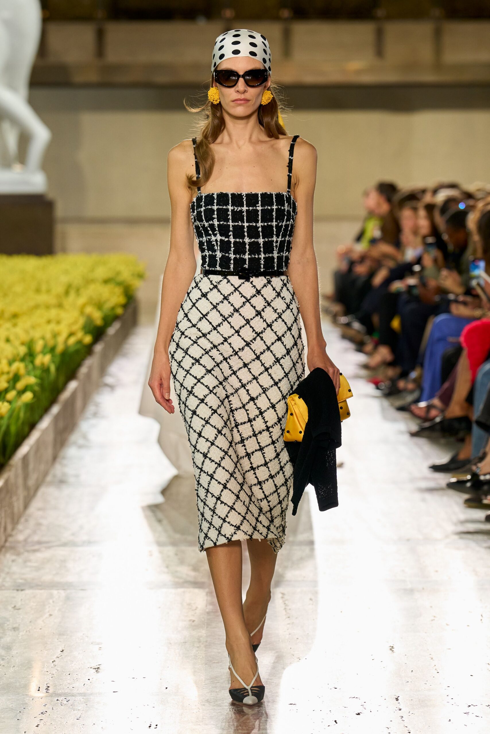 white unknown polka-dot hat