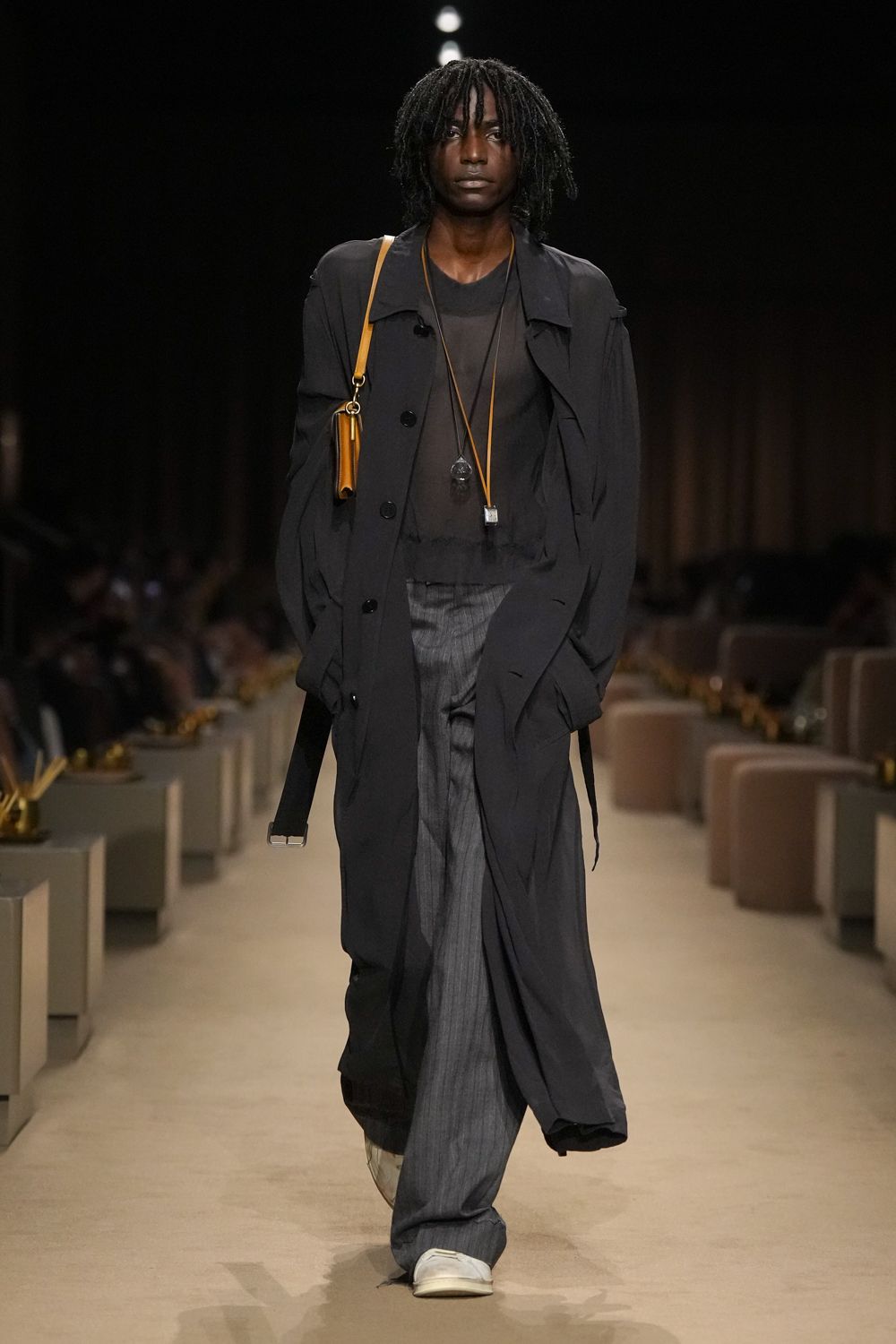black duster coat