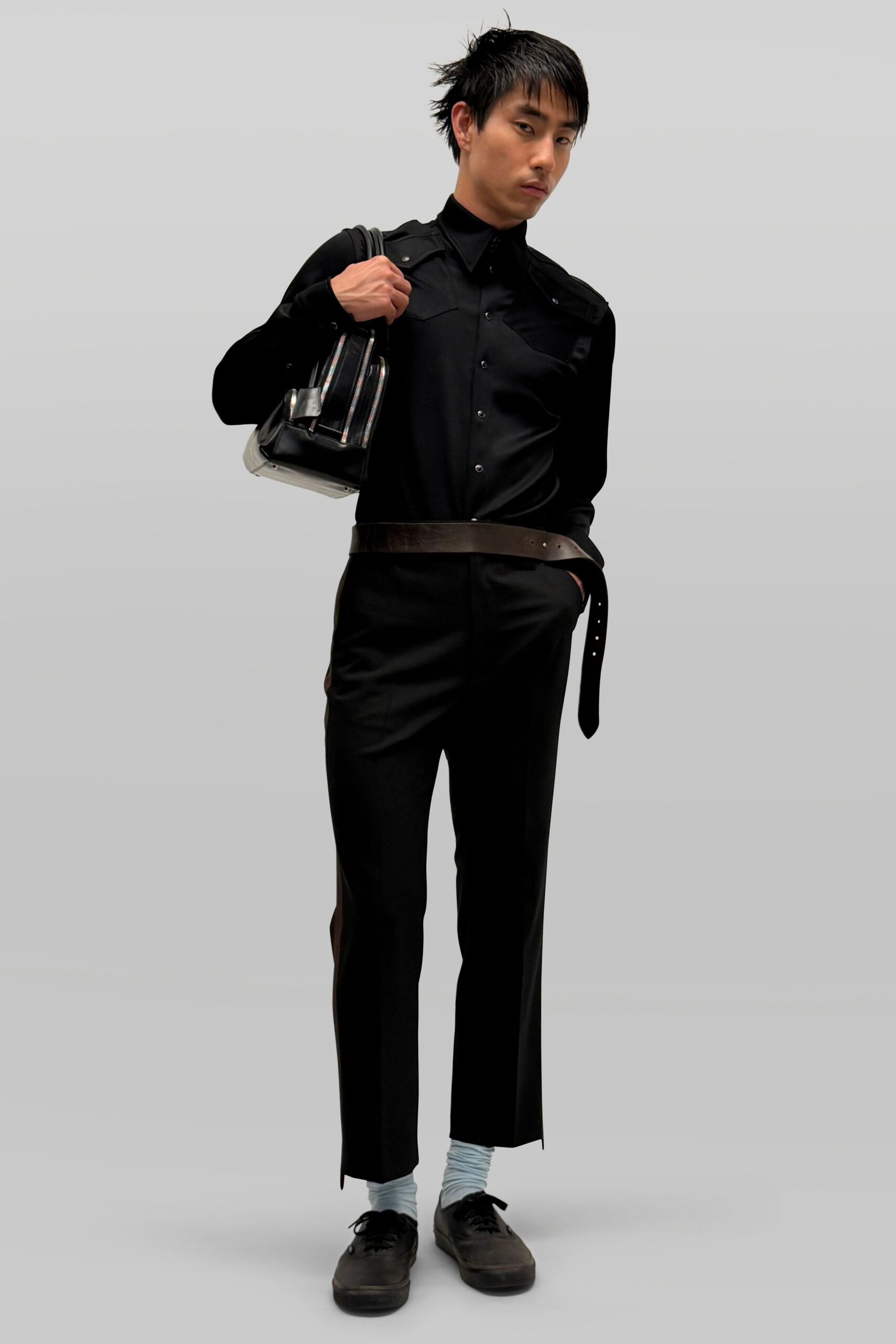 black western yoke shirt