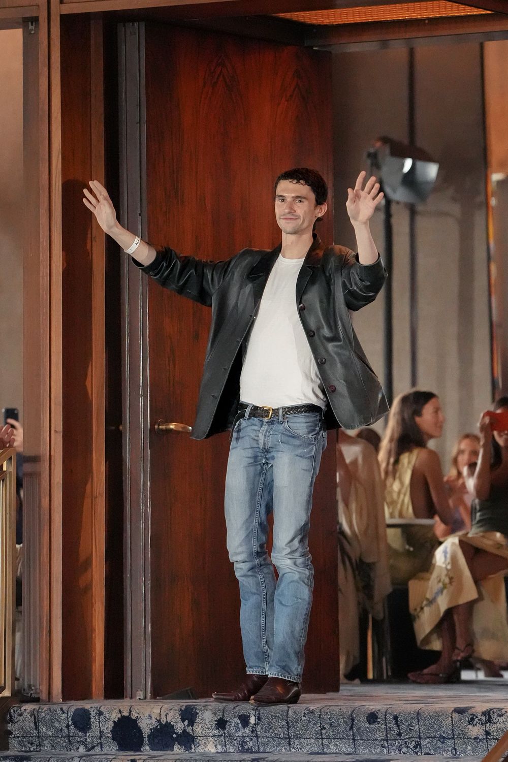 blue denim slim jeans