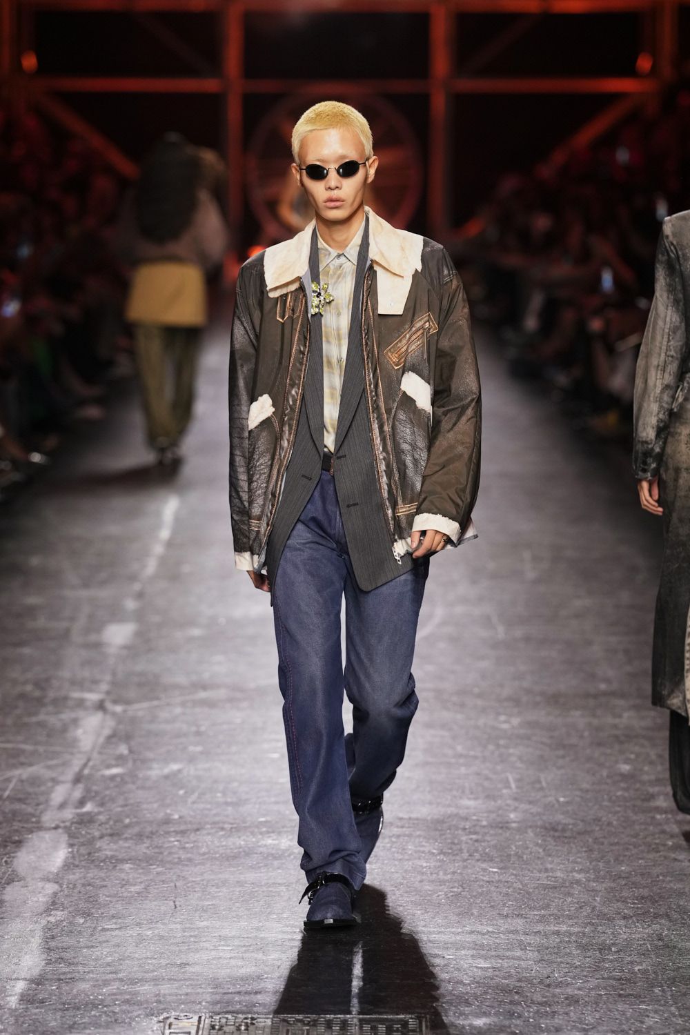 shearling flight jacket
