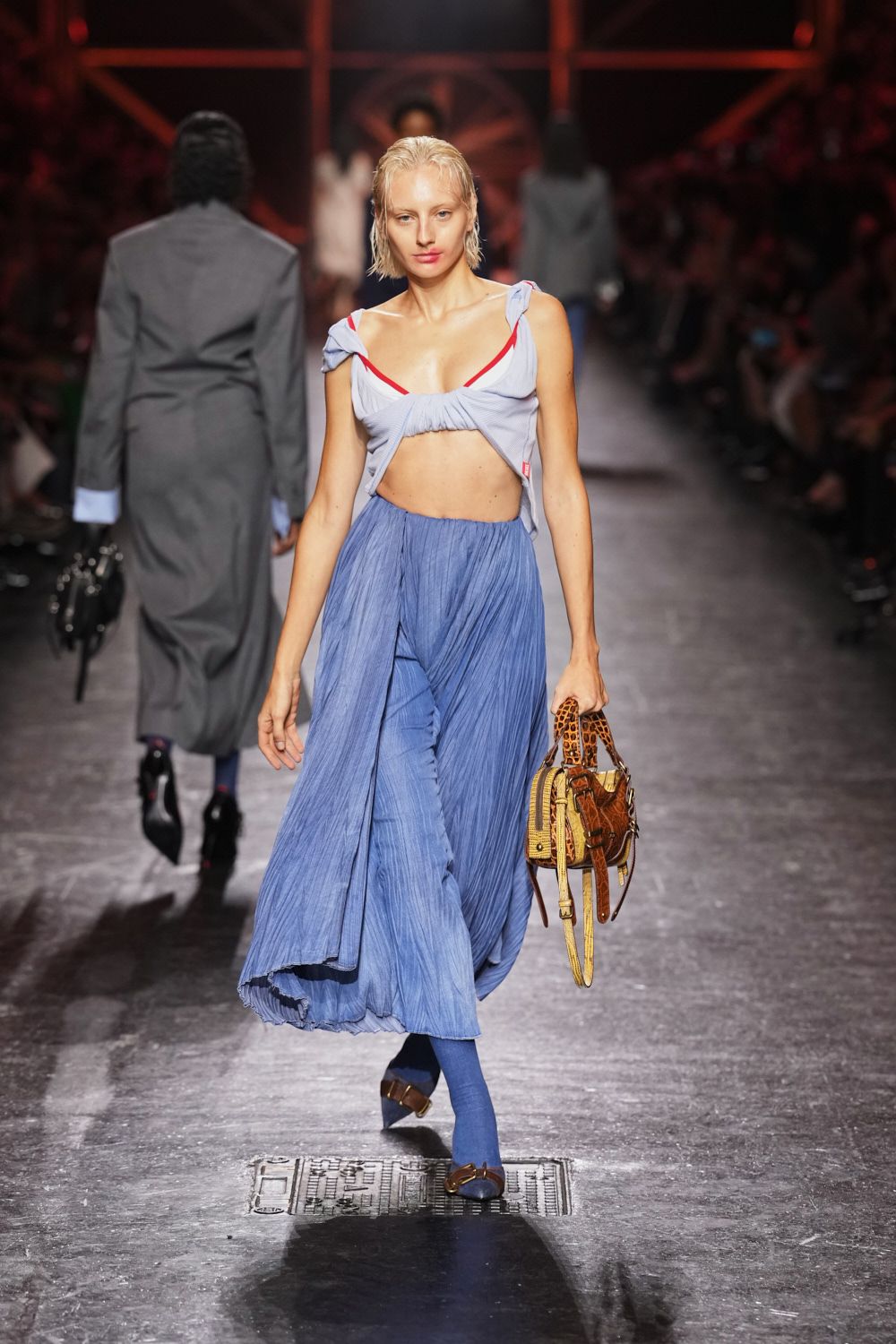 twisted cutout crop top