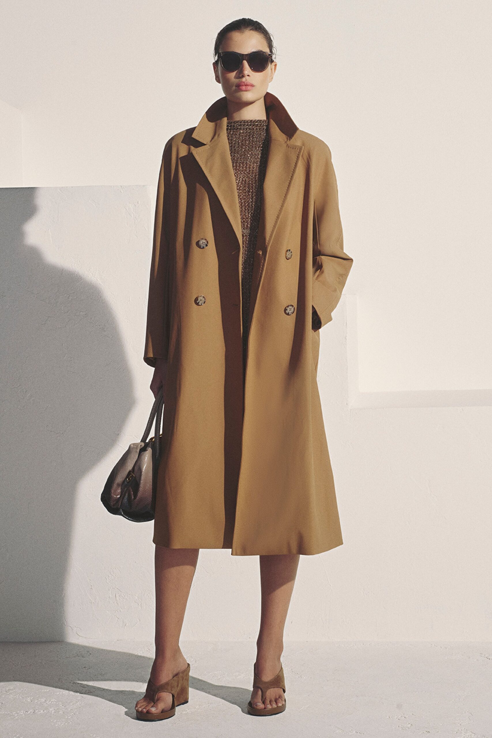 camel trench coat