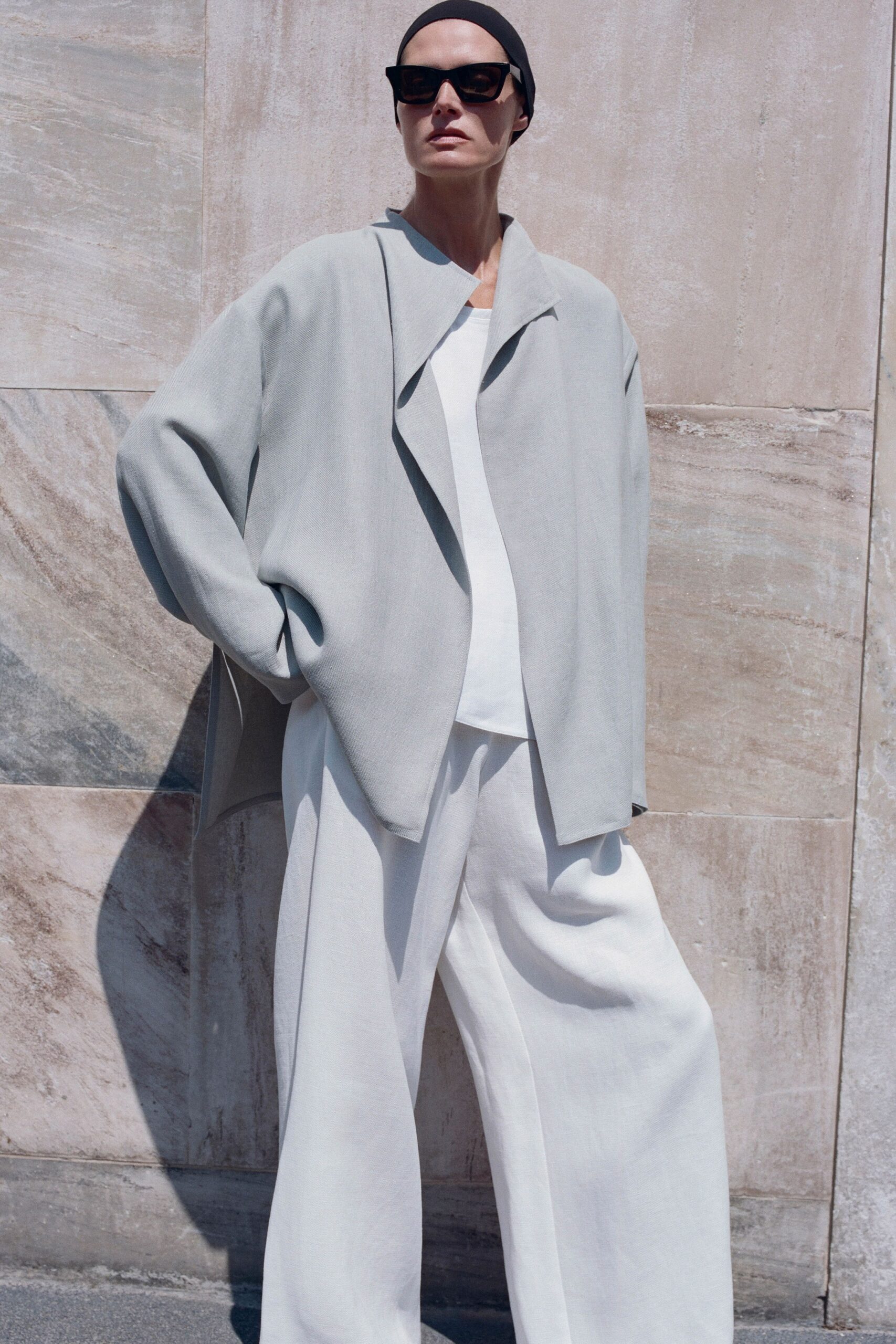 draped cocoon coat