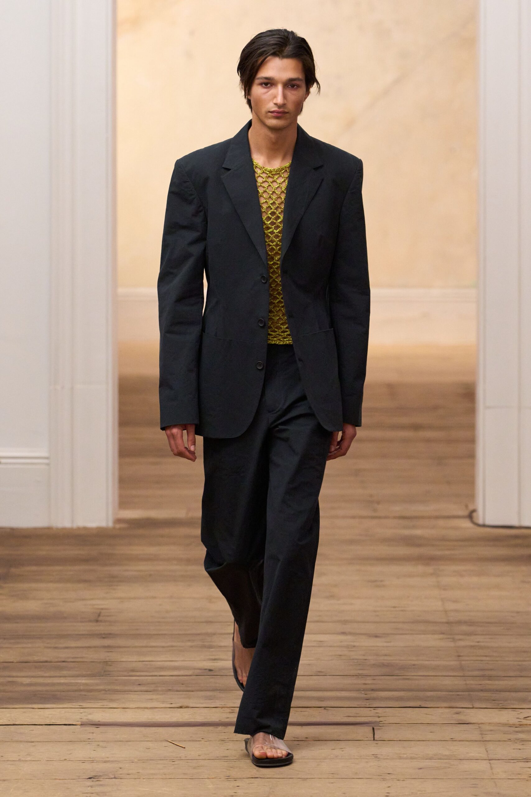 black tailored blazer