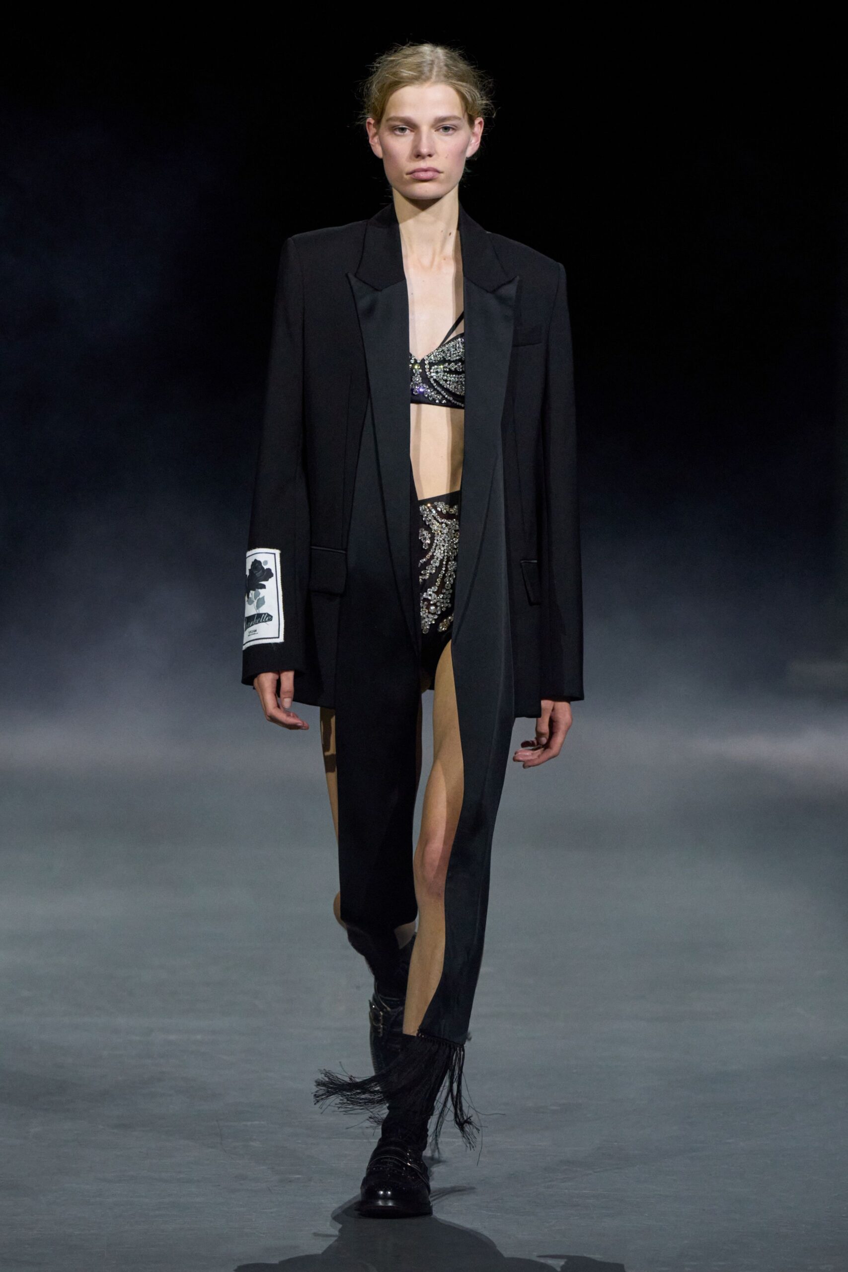 oversized tuxedo blazer
