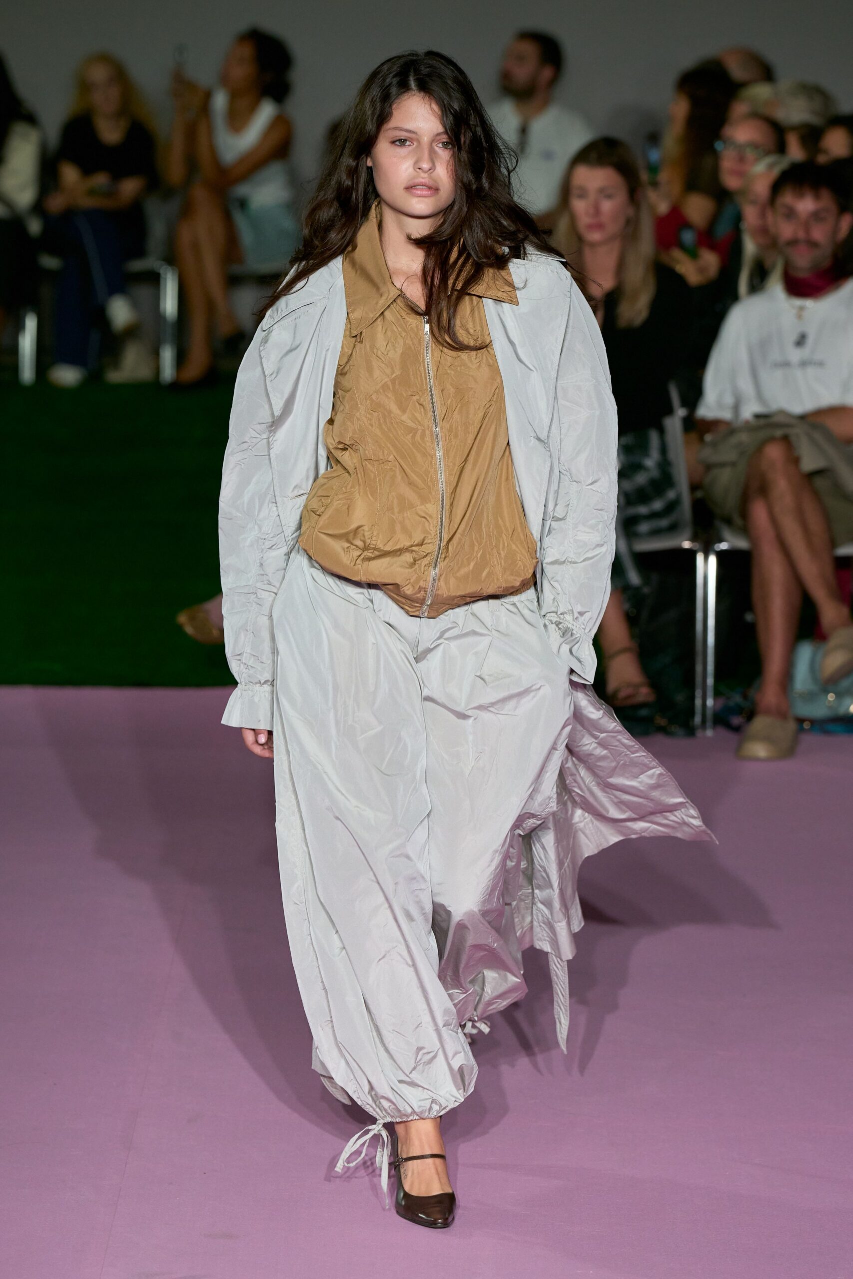 white parachute jumpsuit