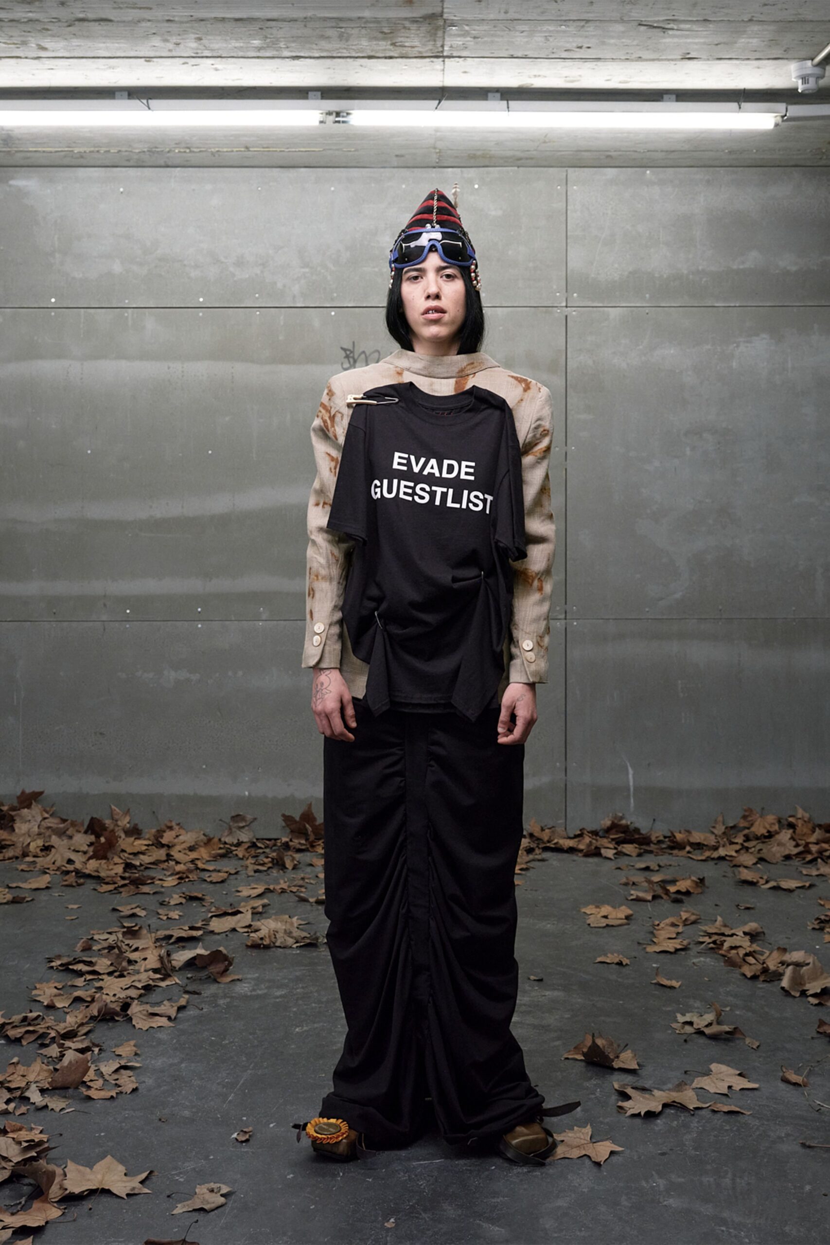oversized slogan T-shirt
