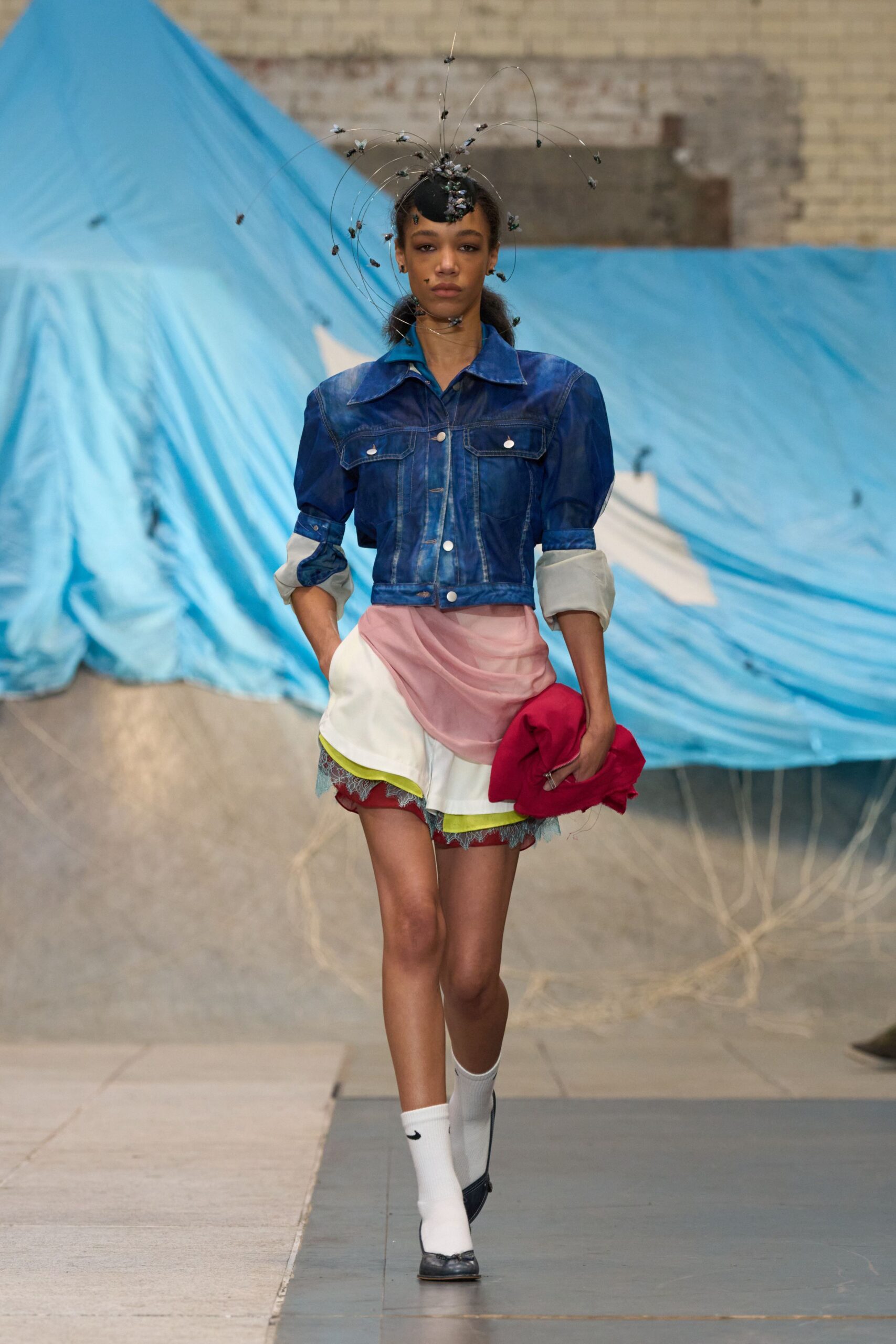 multi chiffon layered ruched sheer flowing short shorts