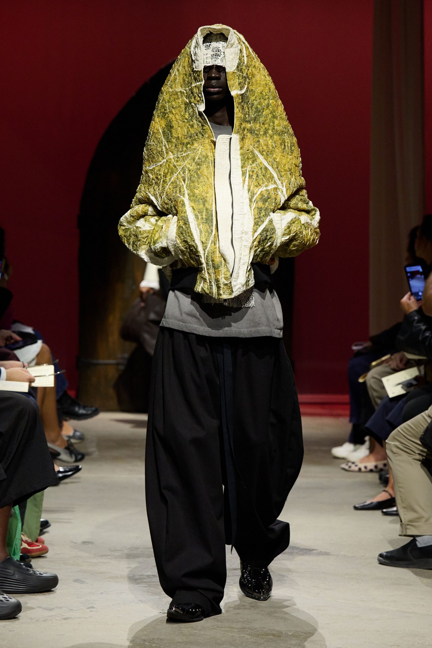 oversized cocoon hood jacket