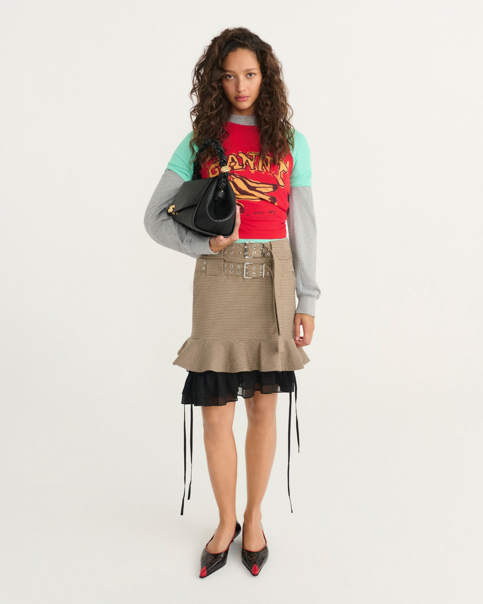 graphic logo cropped t-shirt
