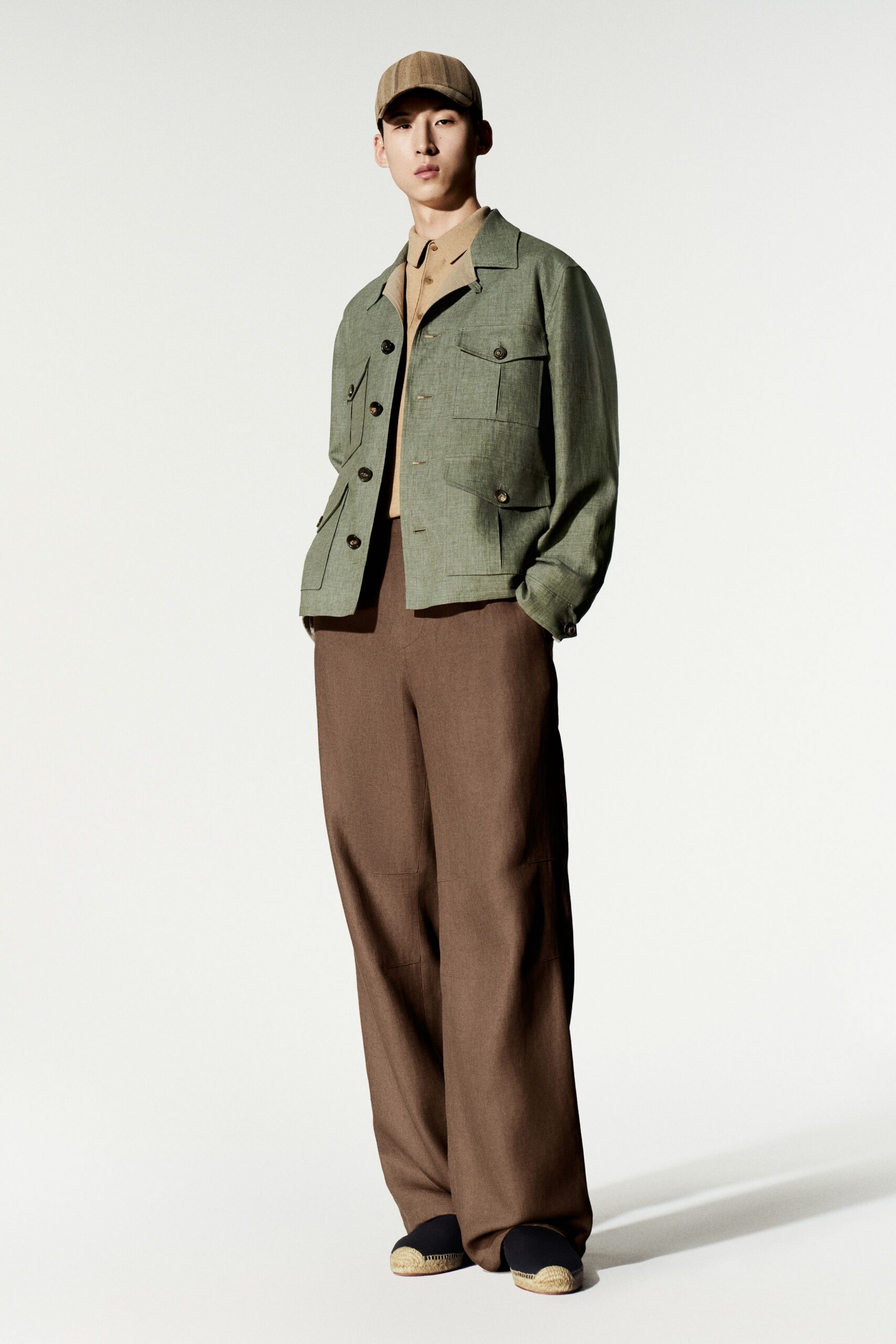 green safari jacket