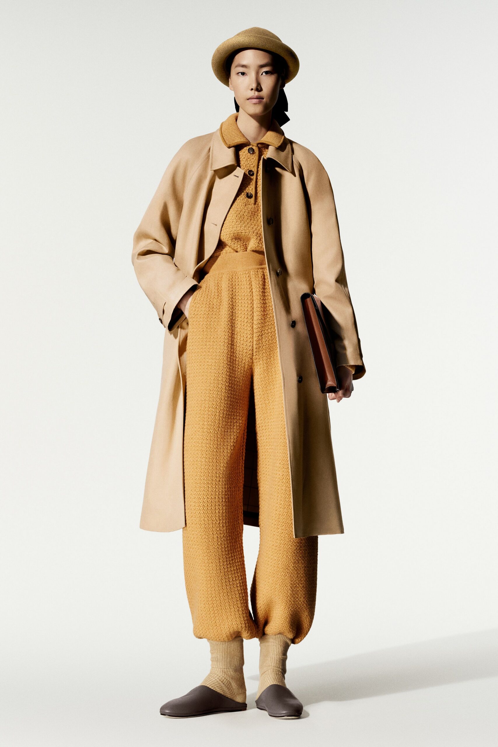 camel wool overcoat