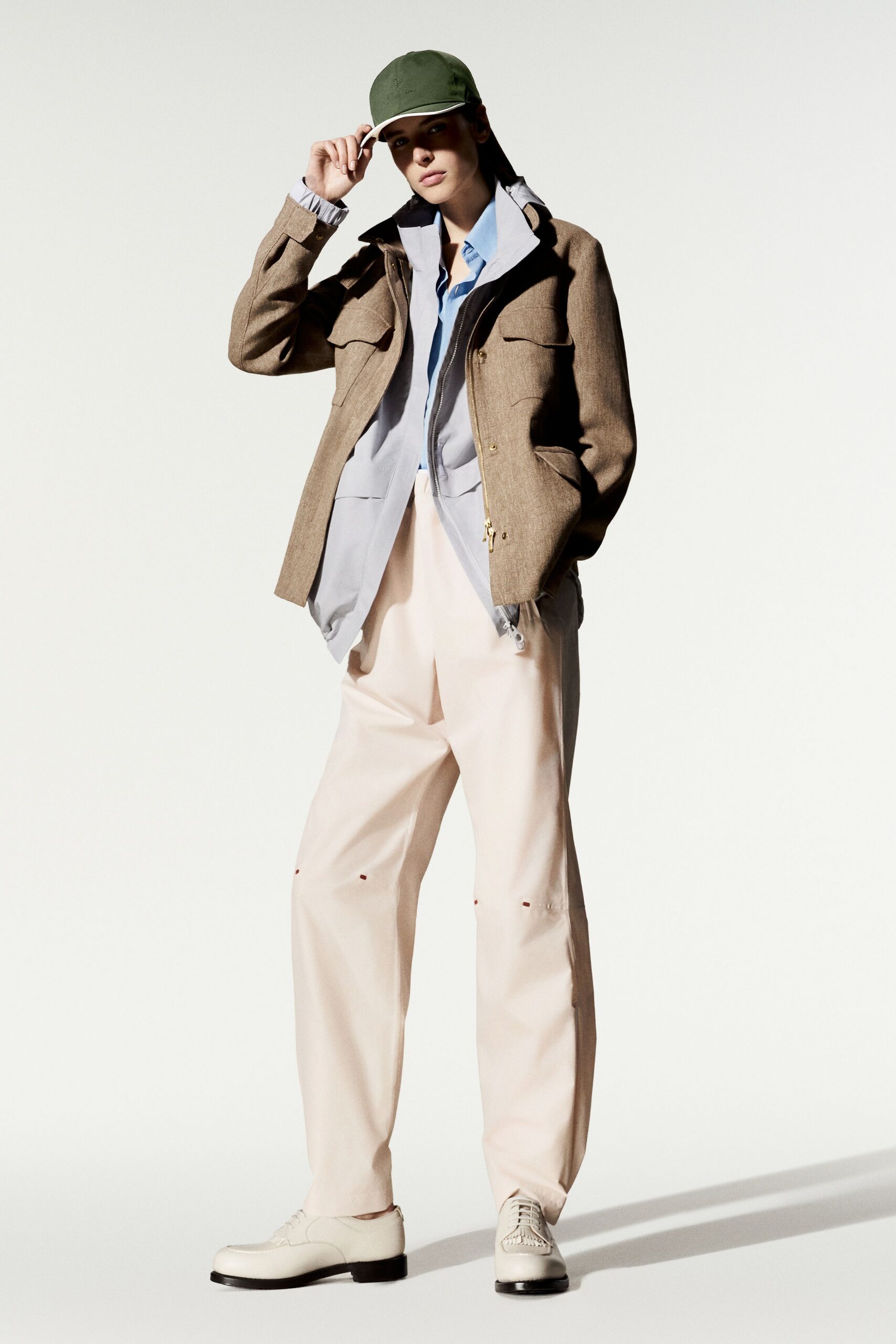 brown field jacket