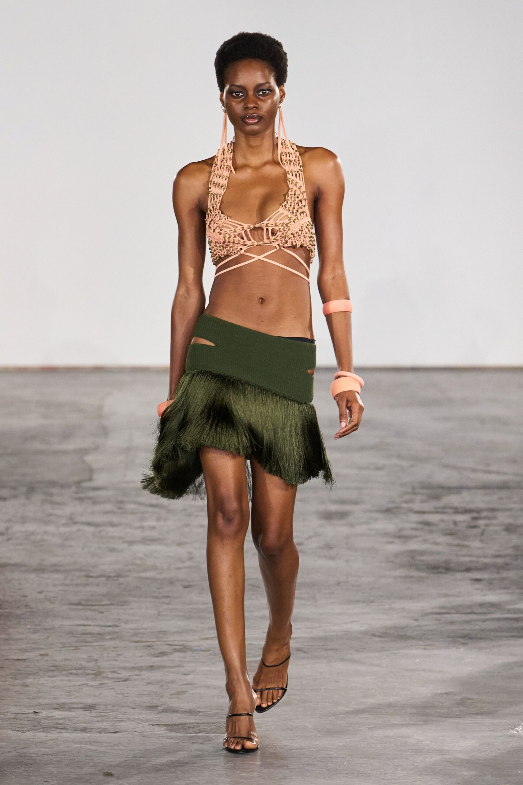macrame halter bralette top