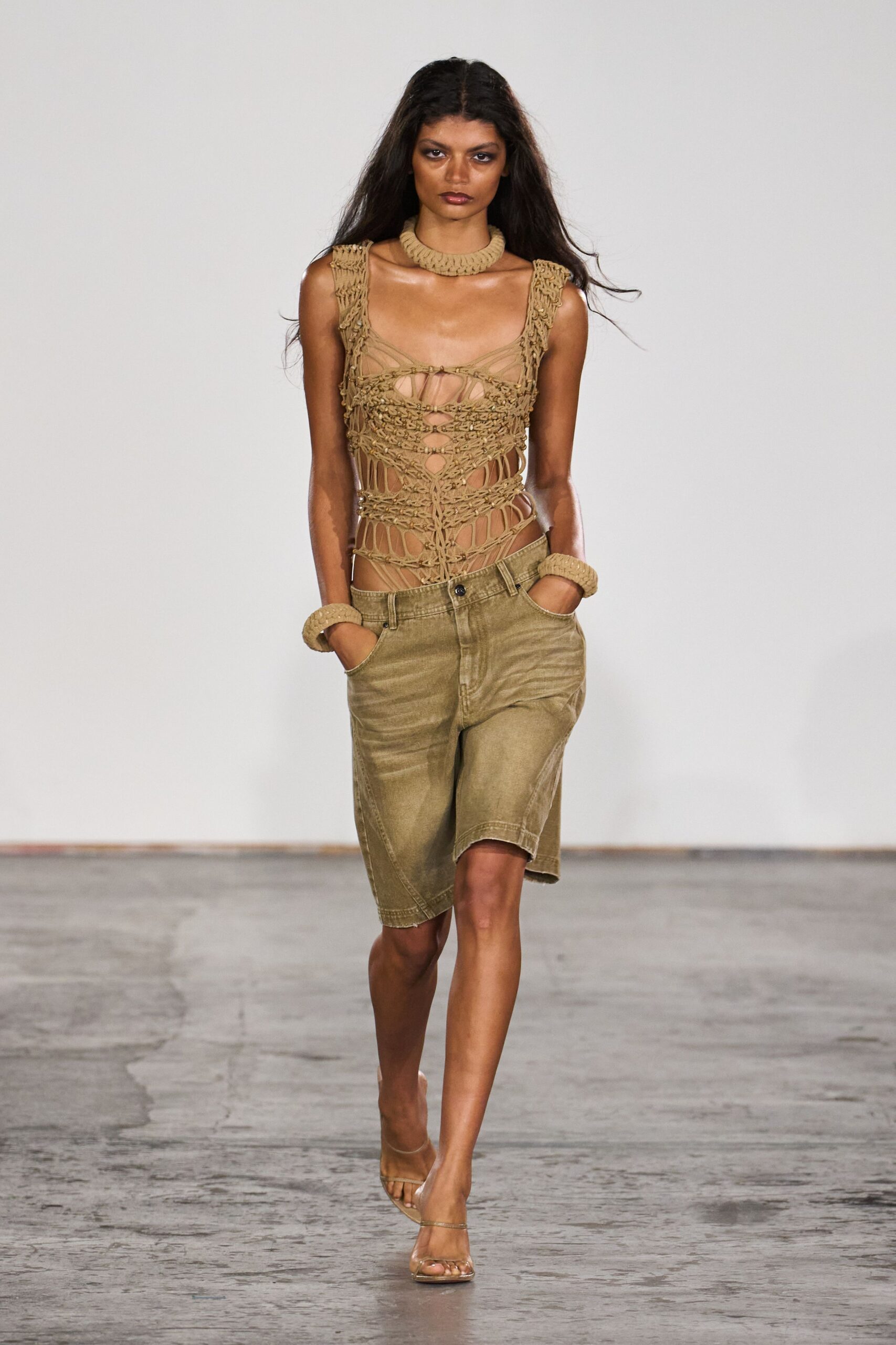 macrame cutout crochet top