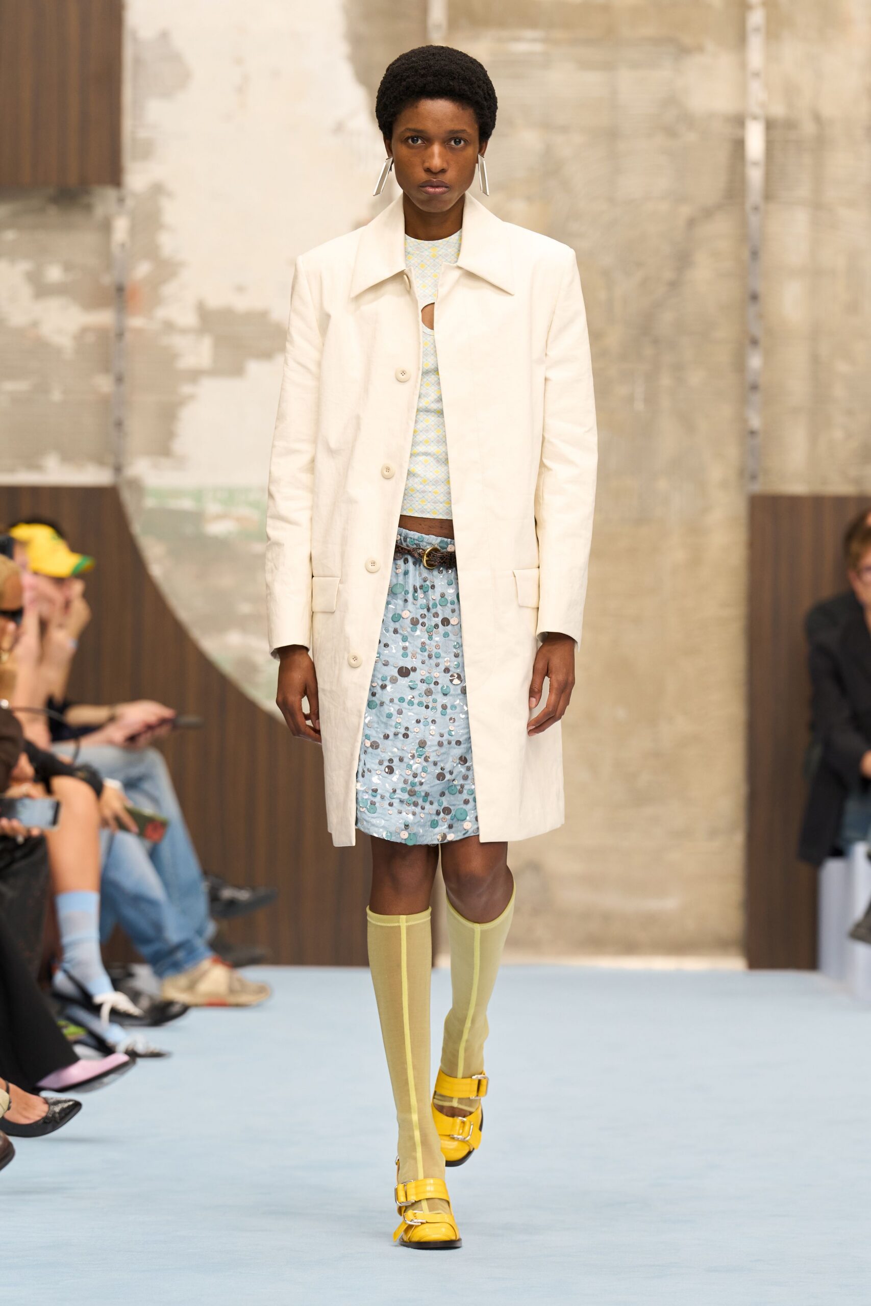 ivory car coat