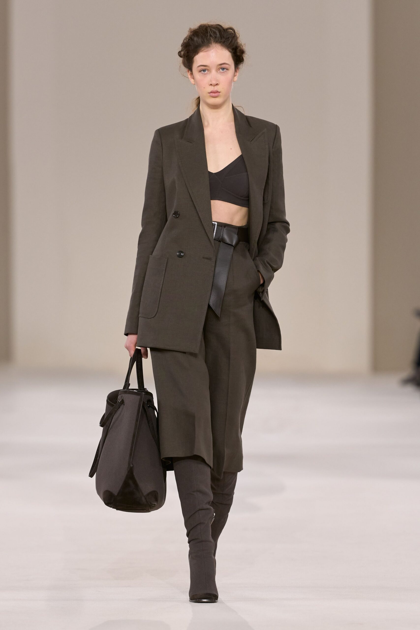double-breasted tailored blazer