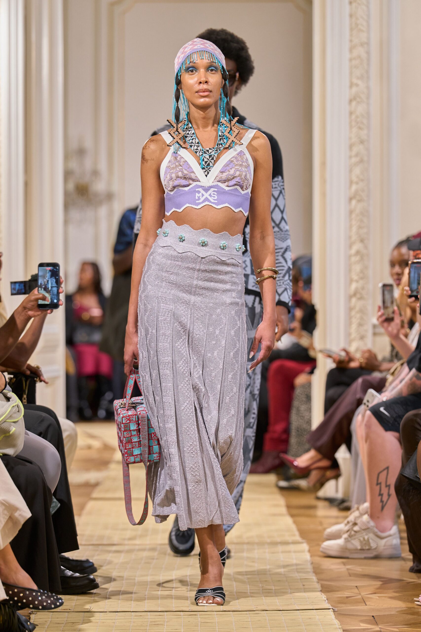 beaded bralette crop top