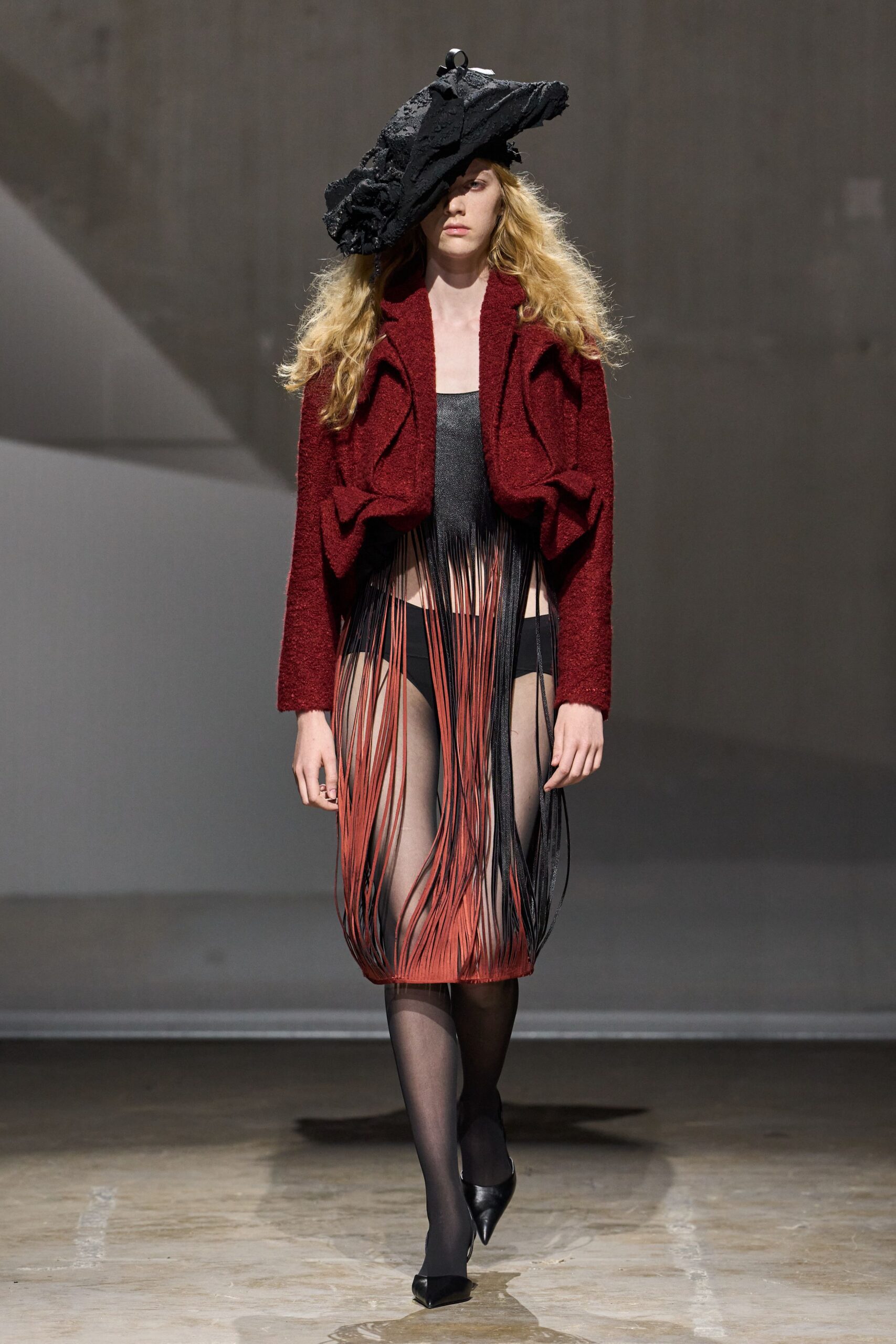 ombre fringe dress