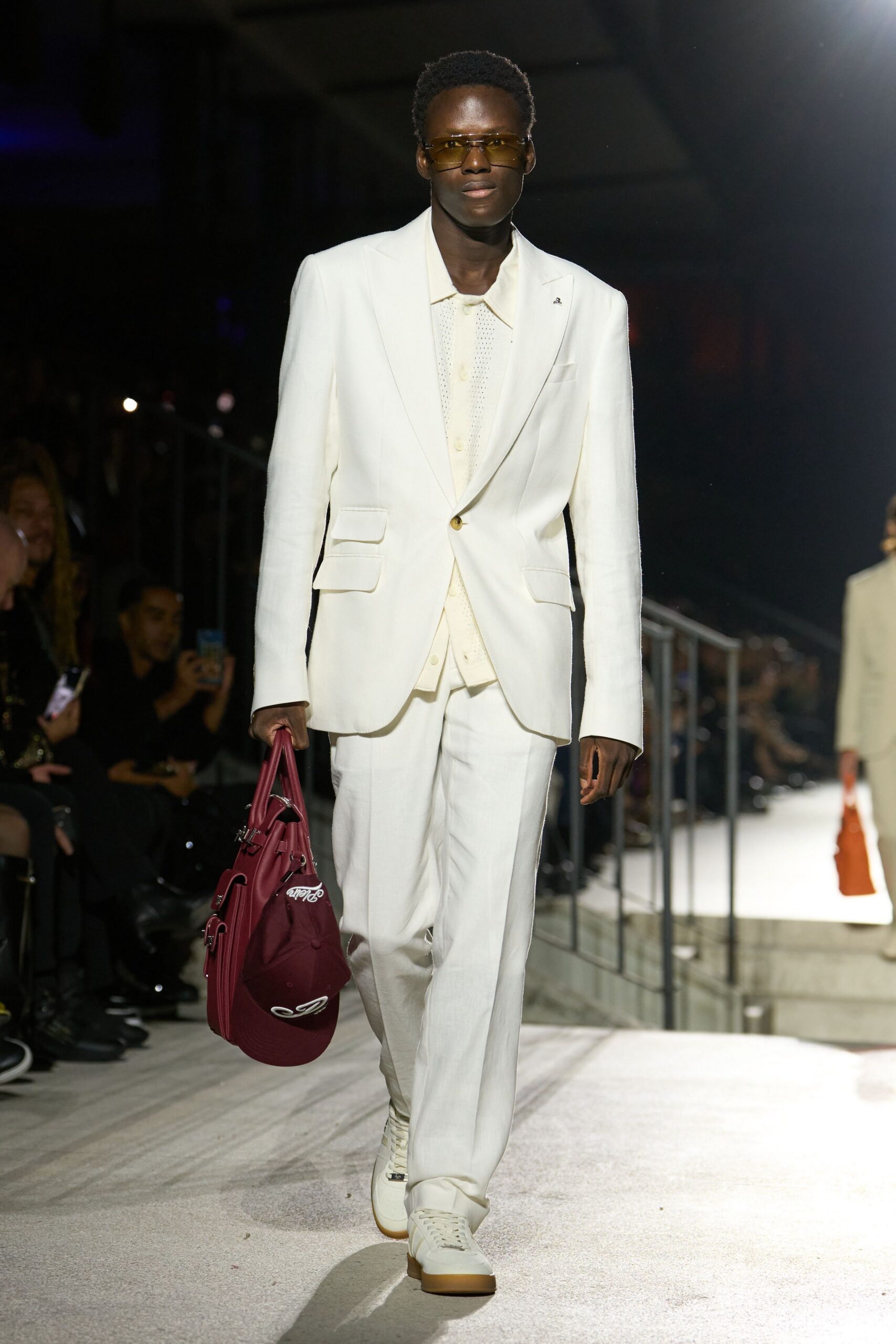 ivory unknown long-sleeve collared tailored buttoned pockets blazer