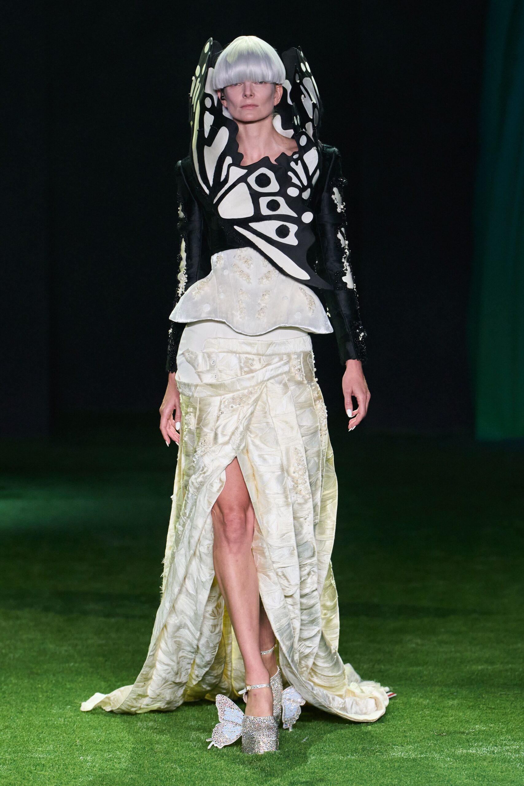 butterfly sculptural top