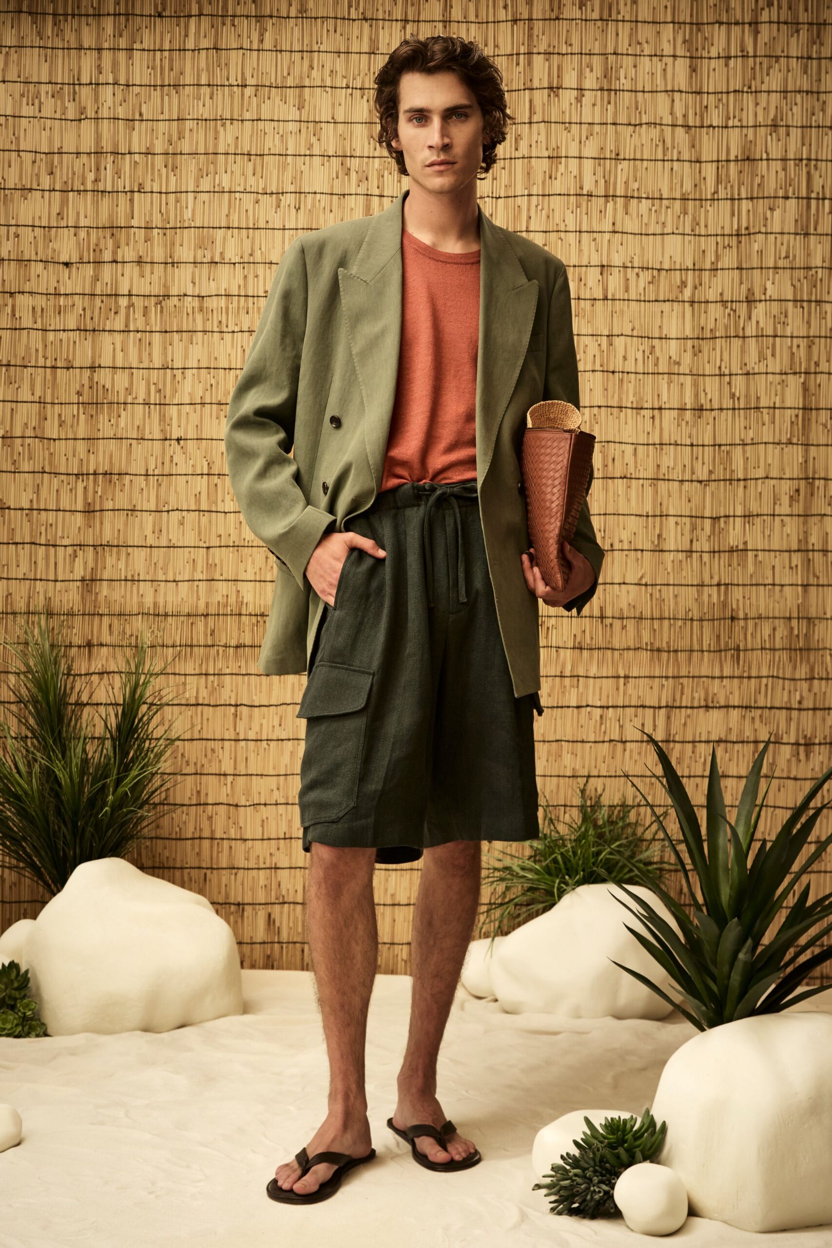 gray unknown drawstring relaxed cargo pockets short shorts