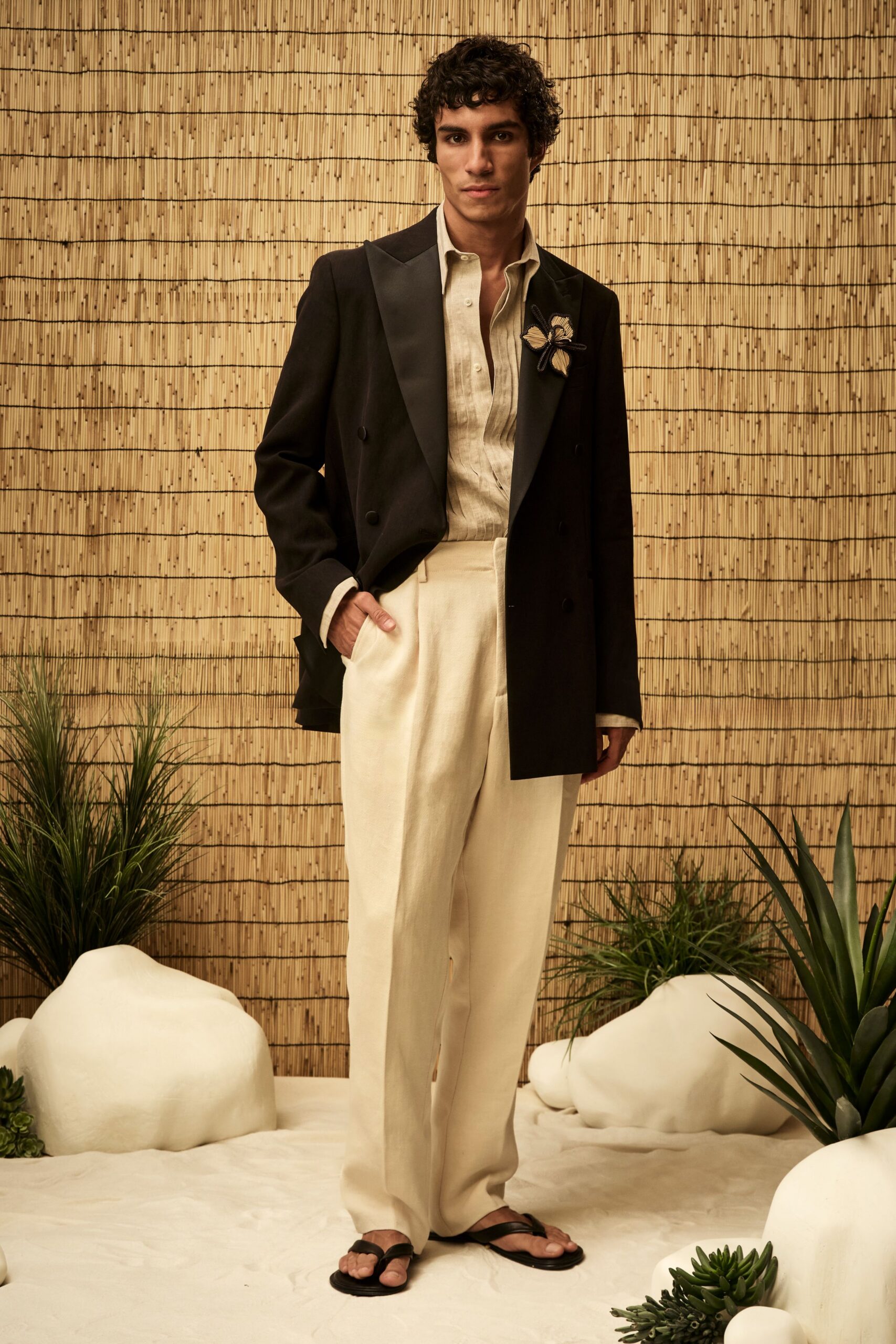 black tuxedo blazer
