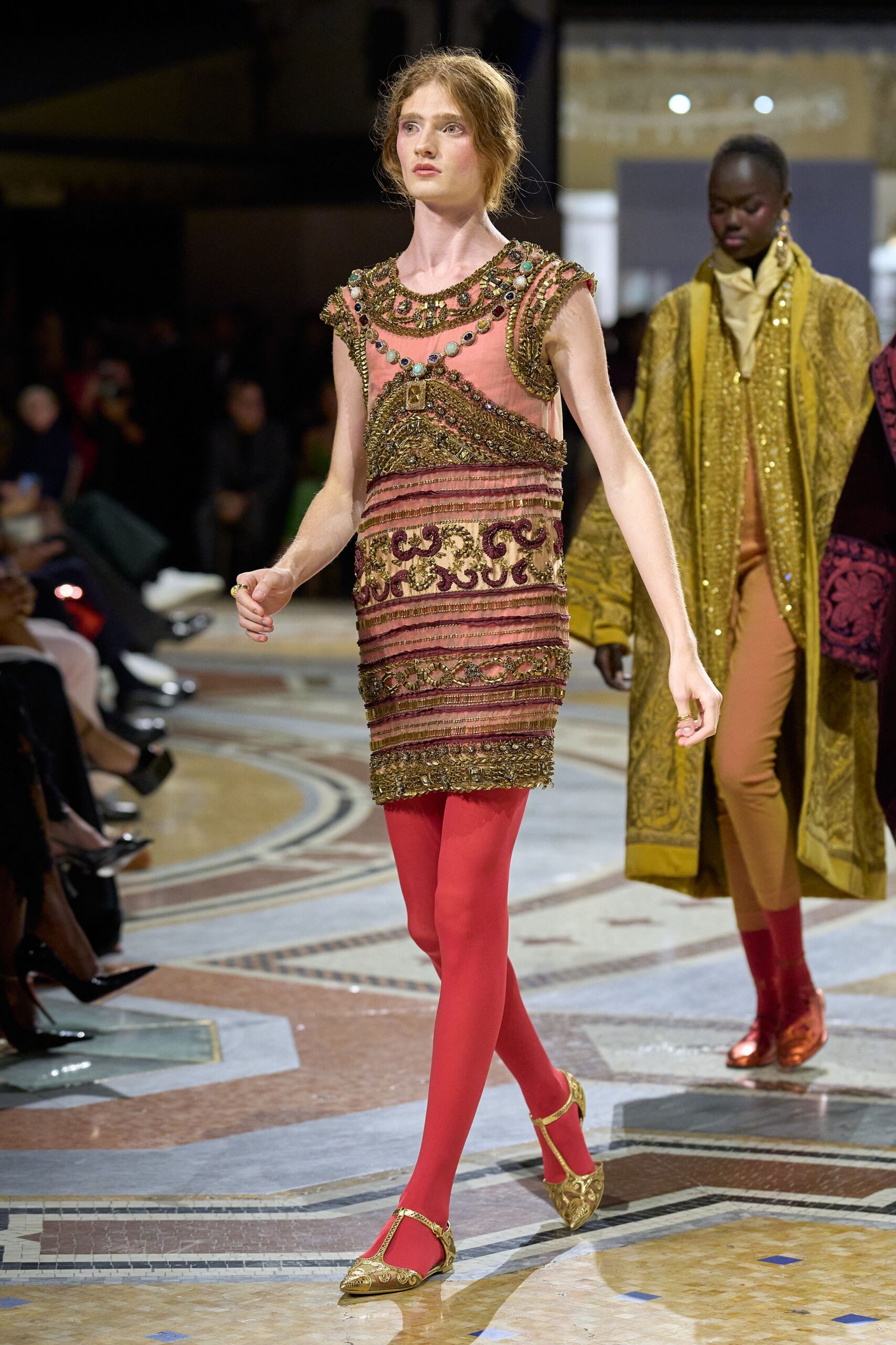 embellished beaded mini shift dress