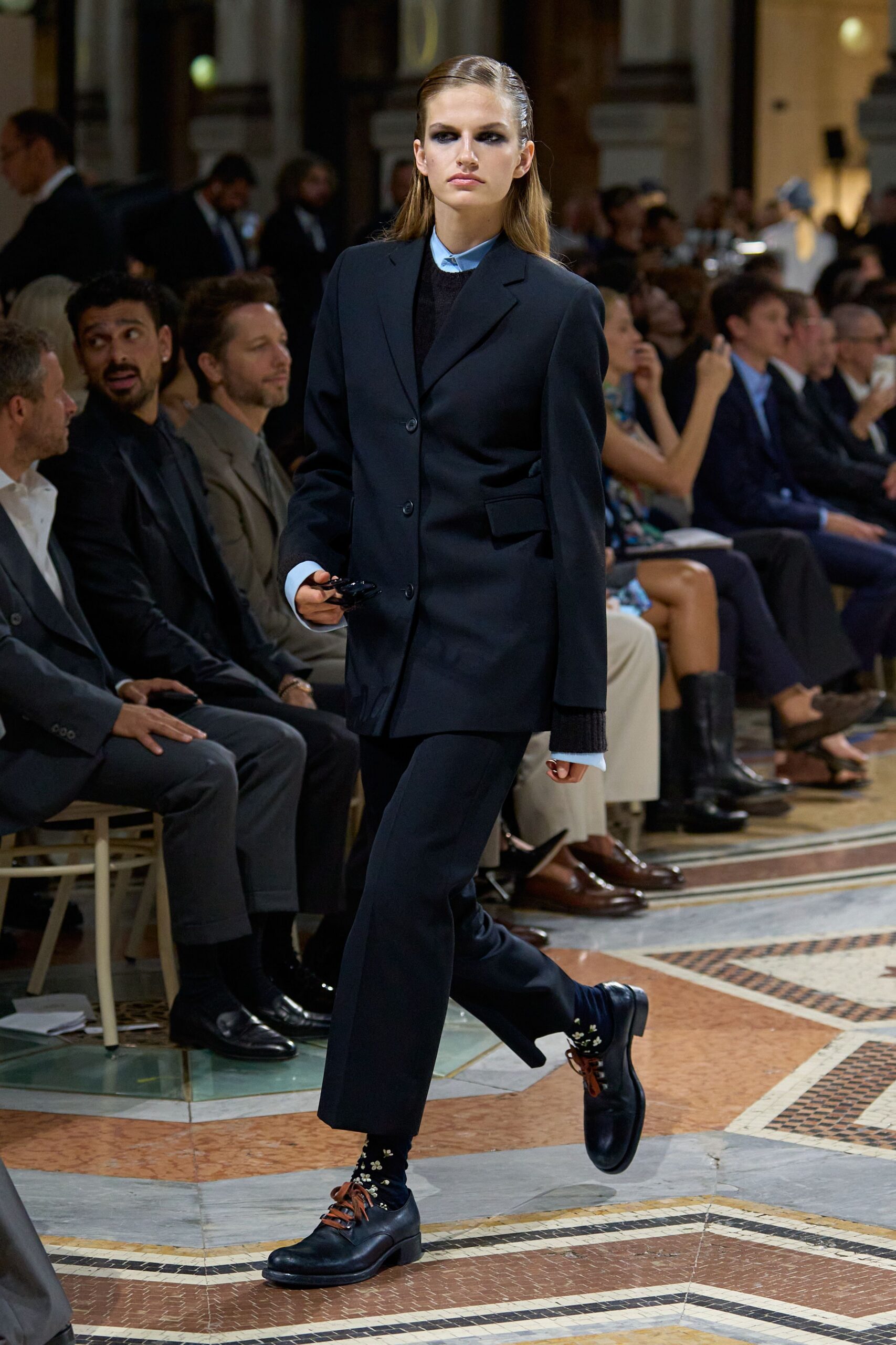 tailored black blazer
