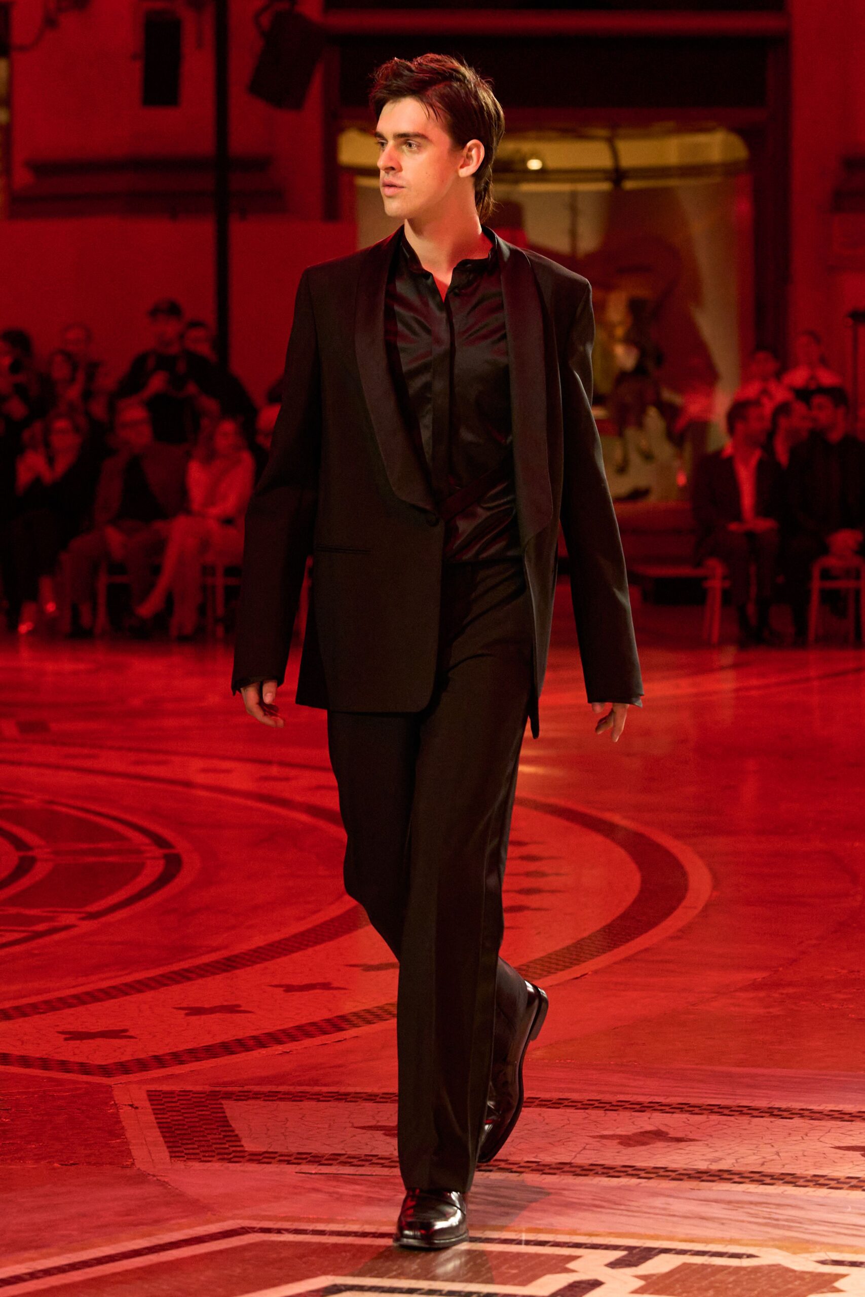 black tuxedo blazer