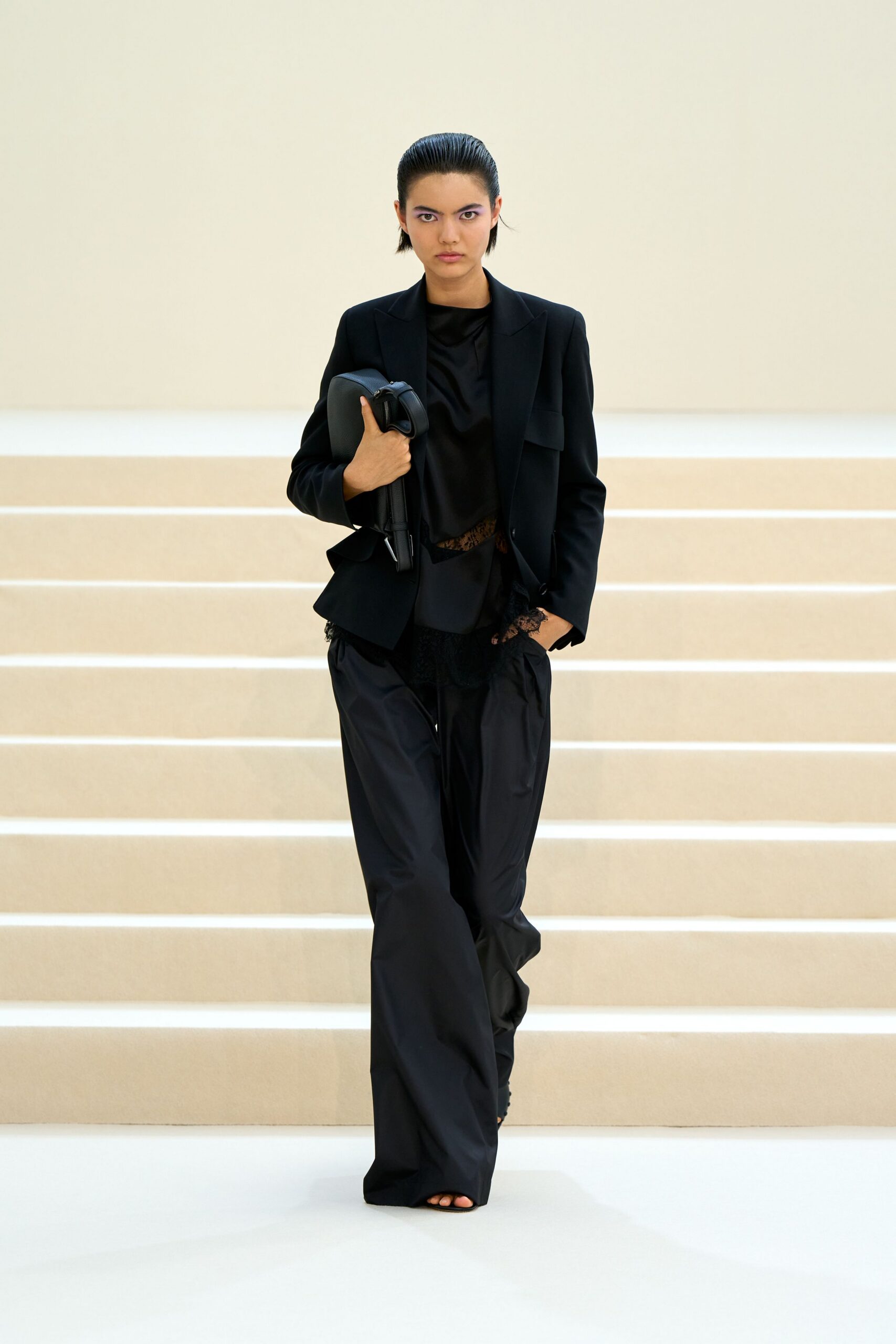 black tailored blazer