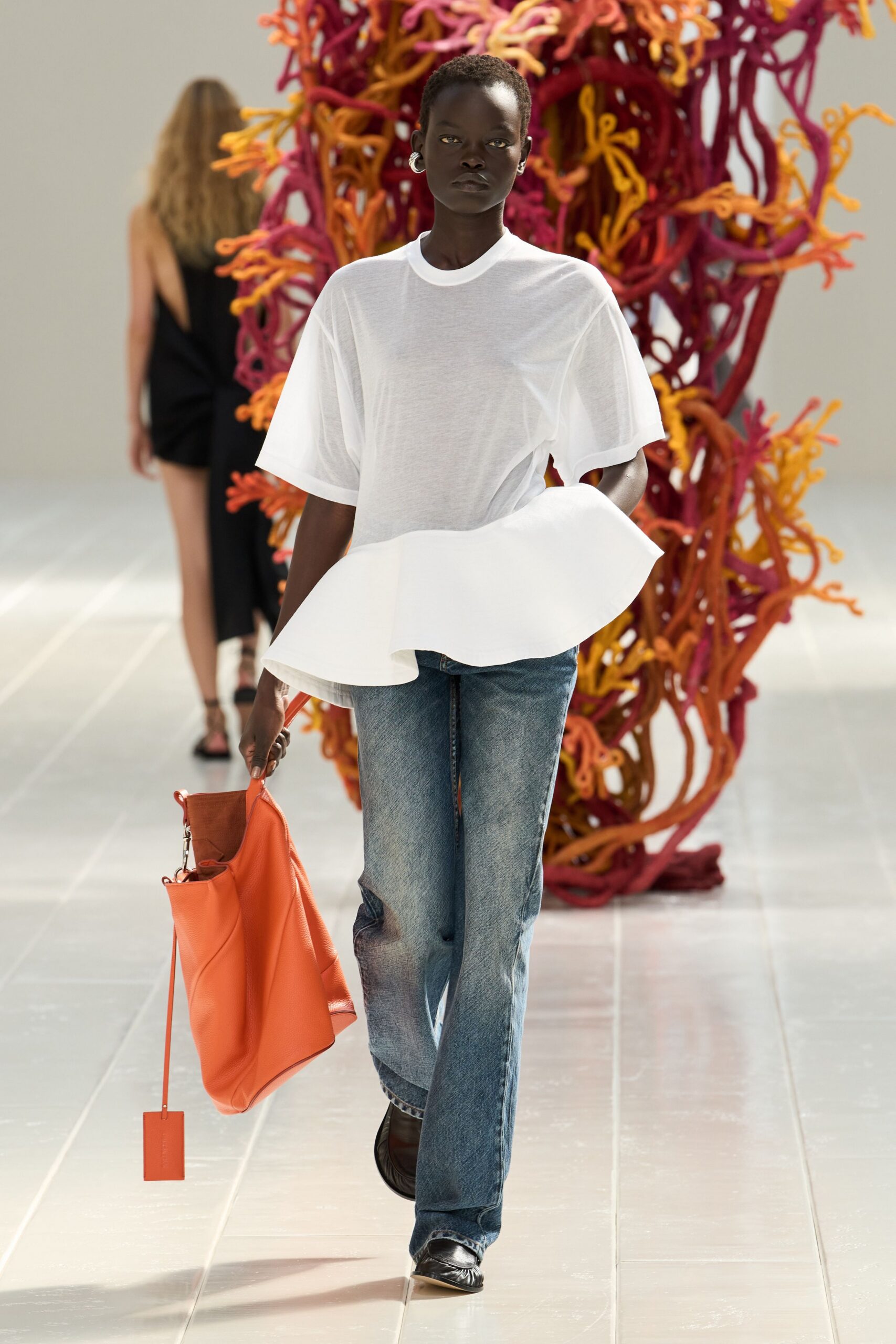 white peplum t-shirt