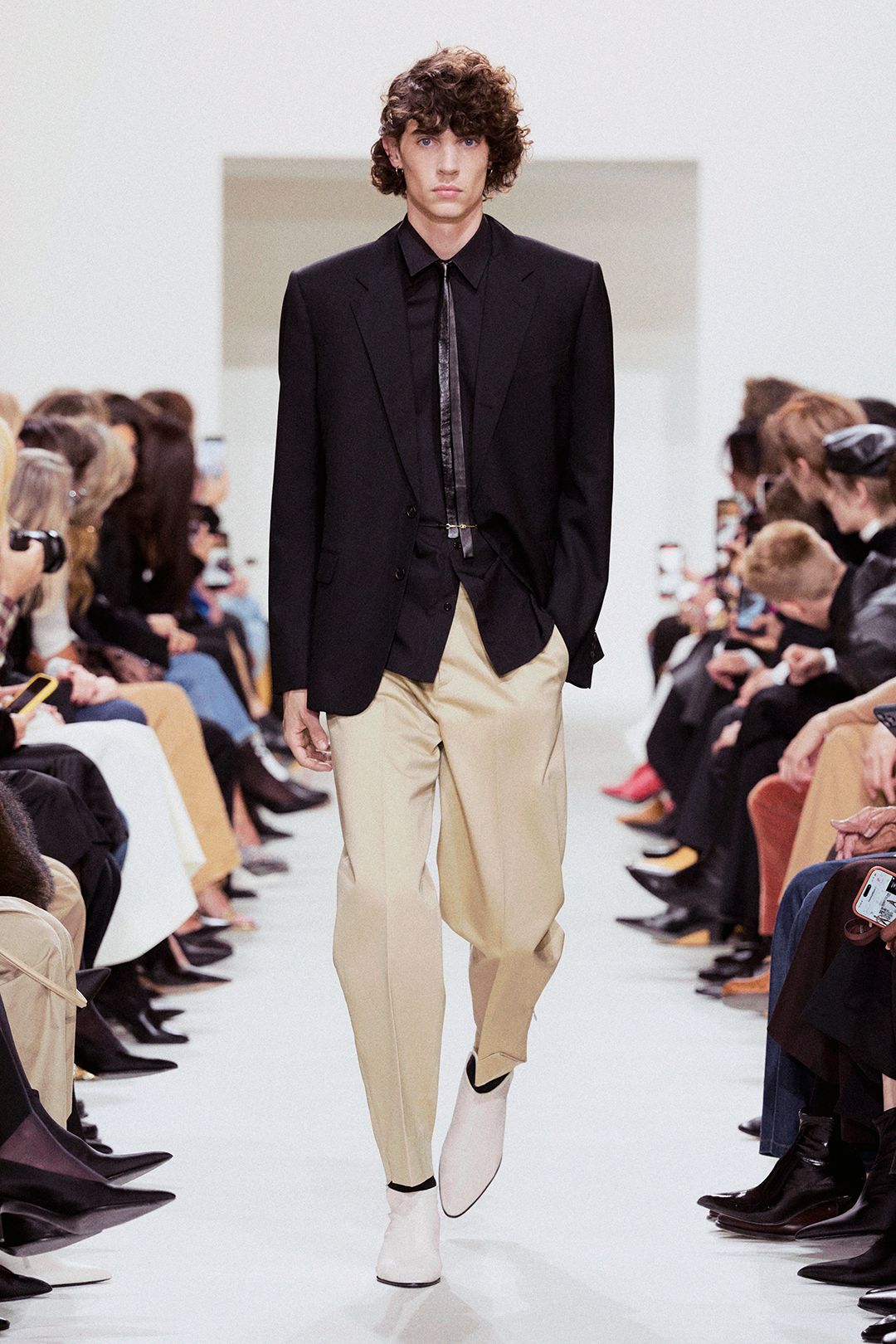 black tailored blazer