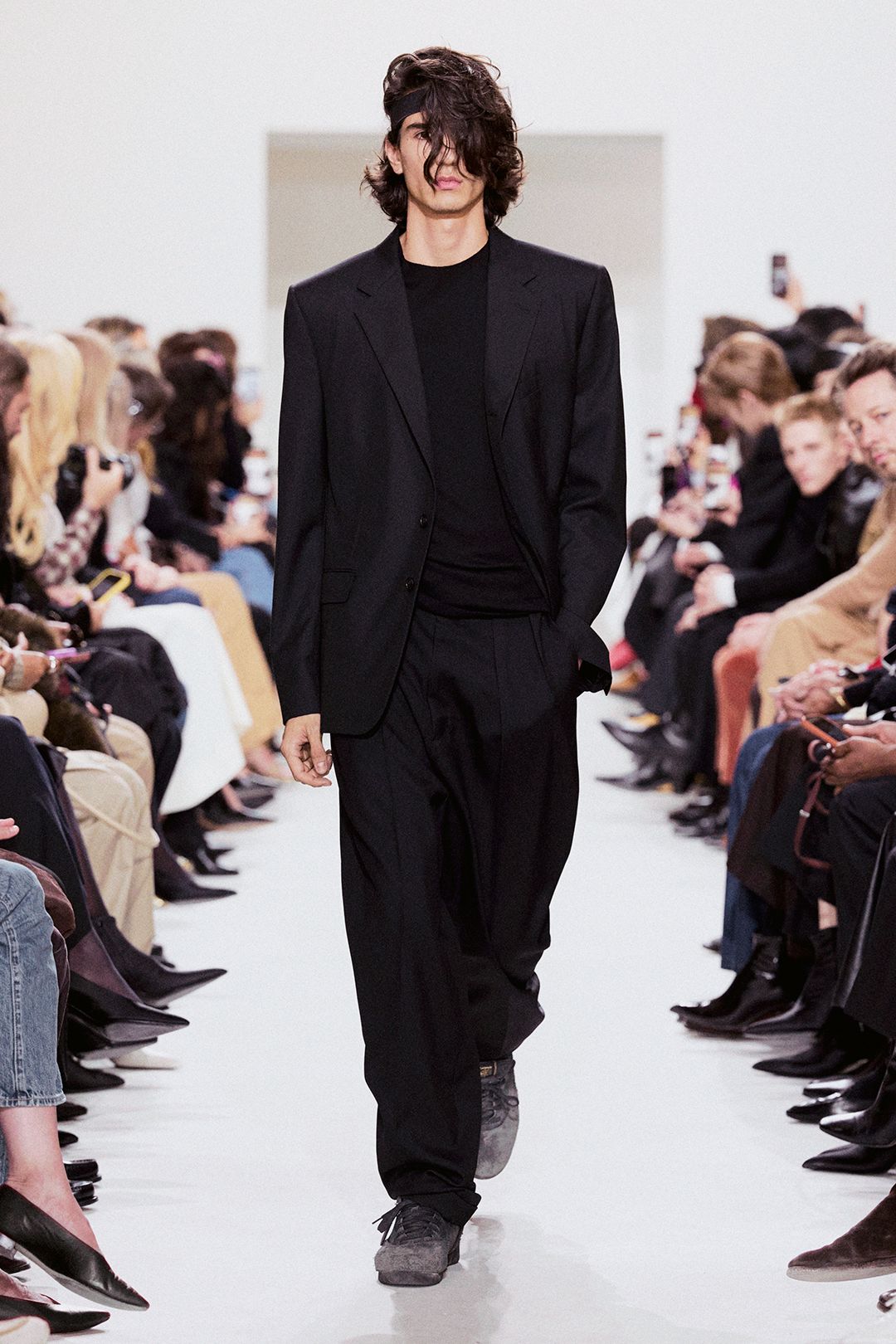 black tailored blazer