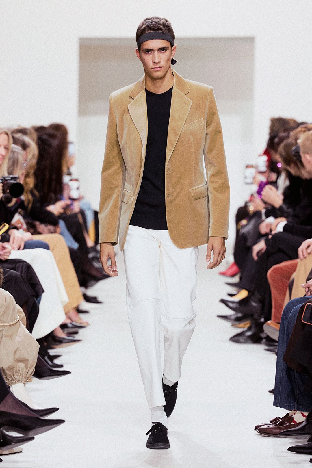 beige suede blazer