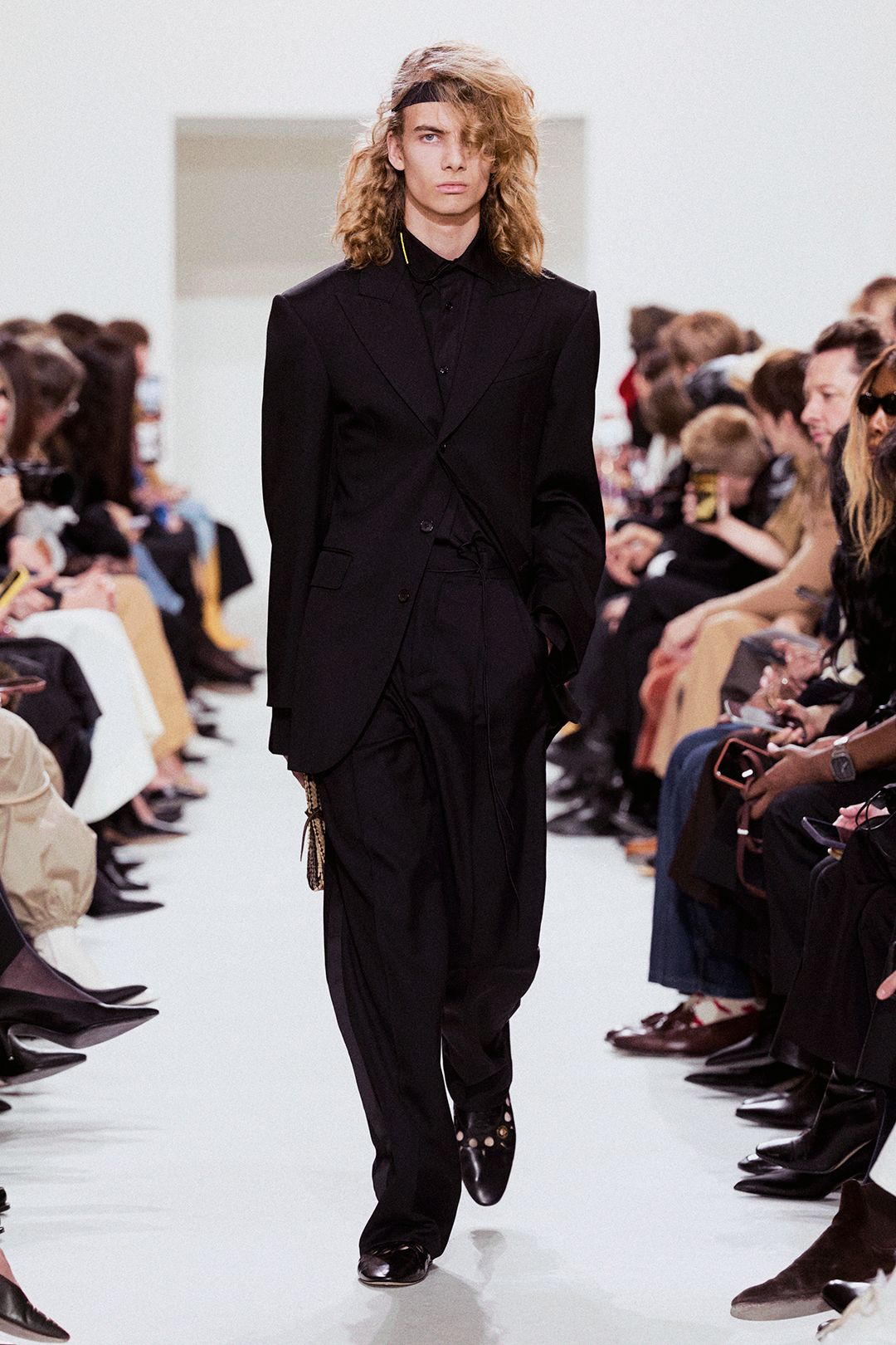 black tailored blazer